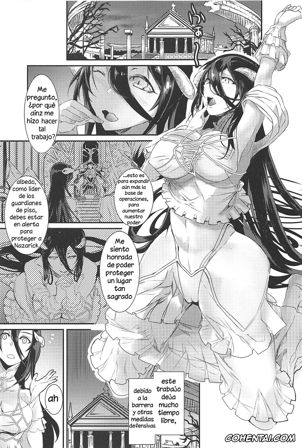 Overlord porno, Albedo porno, Albedo Yokkyuu Fuman (Overlord), pagina 2
