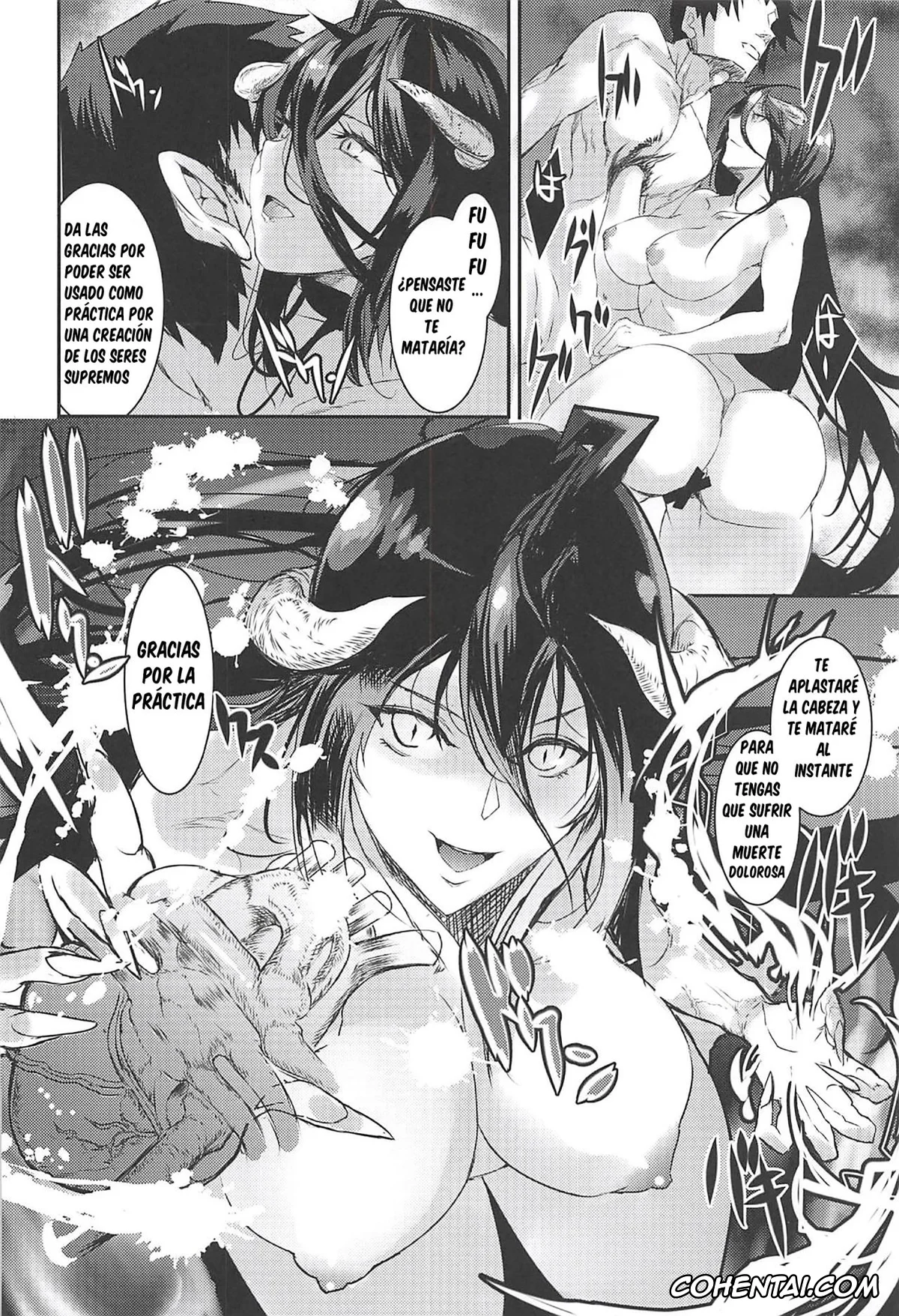 Overlord porno, Albedo porno, Albedo Yokkyuu Fuman (Overlord), pagina 17