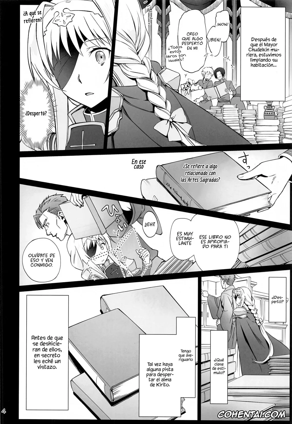 Sword Art Online hentai, Alice Zuberg hentai, Asuna Yuuki hentai, Kazuto Kirigaya | Kirito hentai, Ronye Arabel hentai, Sortiliena Serlut hentai, Tent no Ouji-sama (Sword Art Online), pagina 3