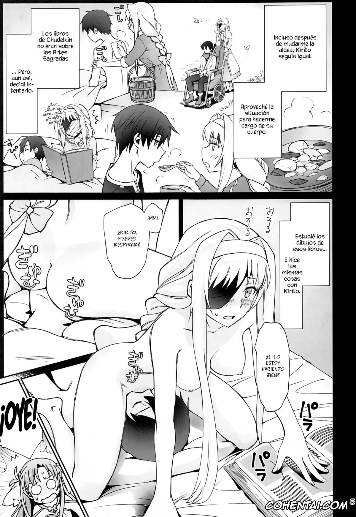 Sword Art Online xxx, Alice Zuberg xxx, Asuna Yuuki xxx, Kazuto Kirigaya | Kirito xxx, Ronye Arabel xxx, Sortiliena Serlut xxx, Tent no Ouji-sama (Sword Art Online), pagina 4