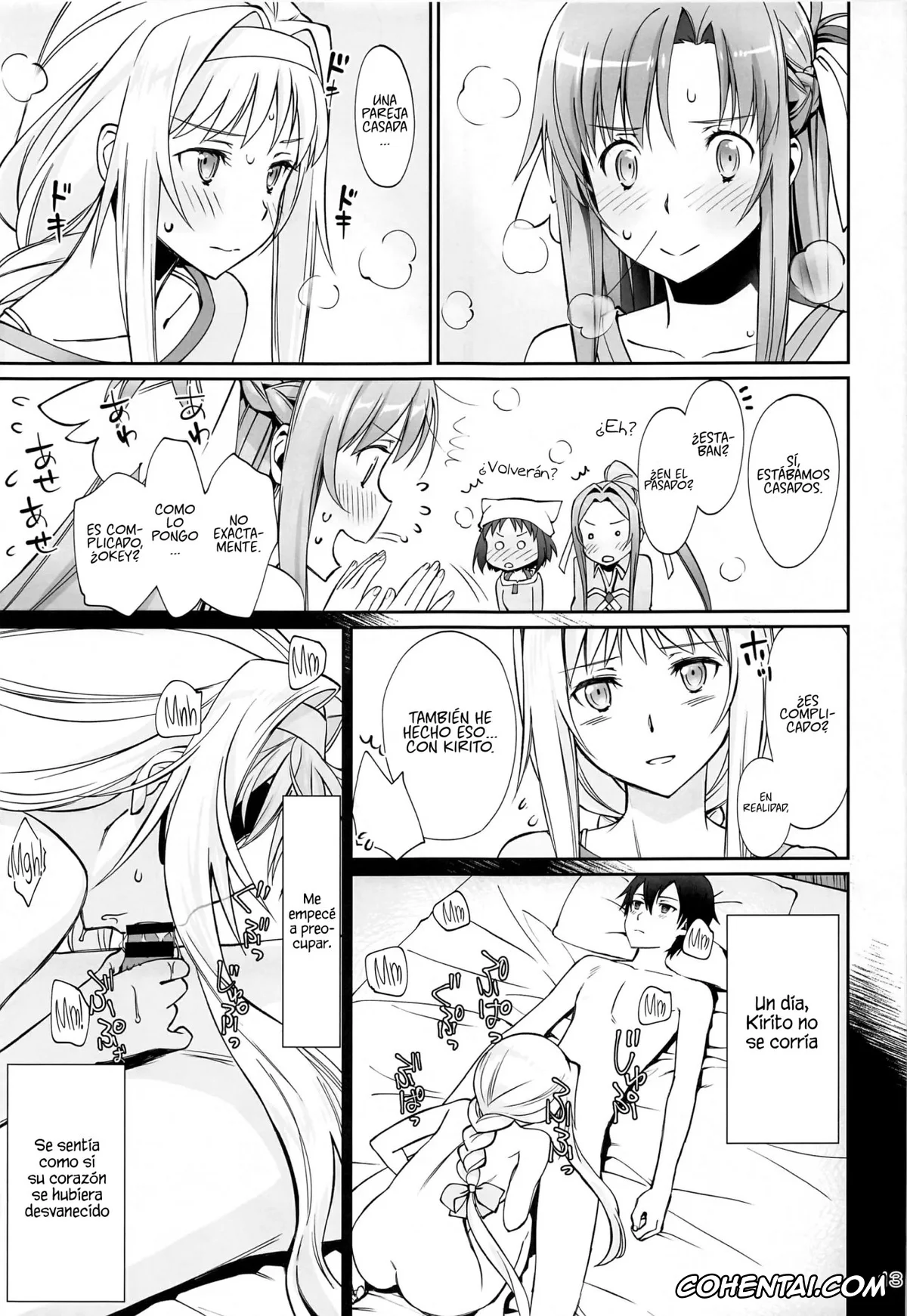 Sword Art Online hentai, Alice Zuberg hentai, Asuna Yuuki hentai, Kazuto Kirigaya | Kirito hentai, Ronye Arabel hentai, Sortiliena Serlut hentai, Tent no Ouji-sama (Sword Art Online), pagina 12
