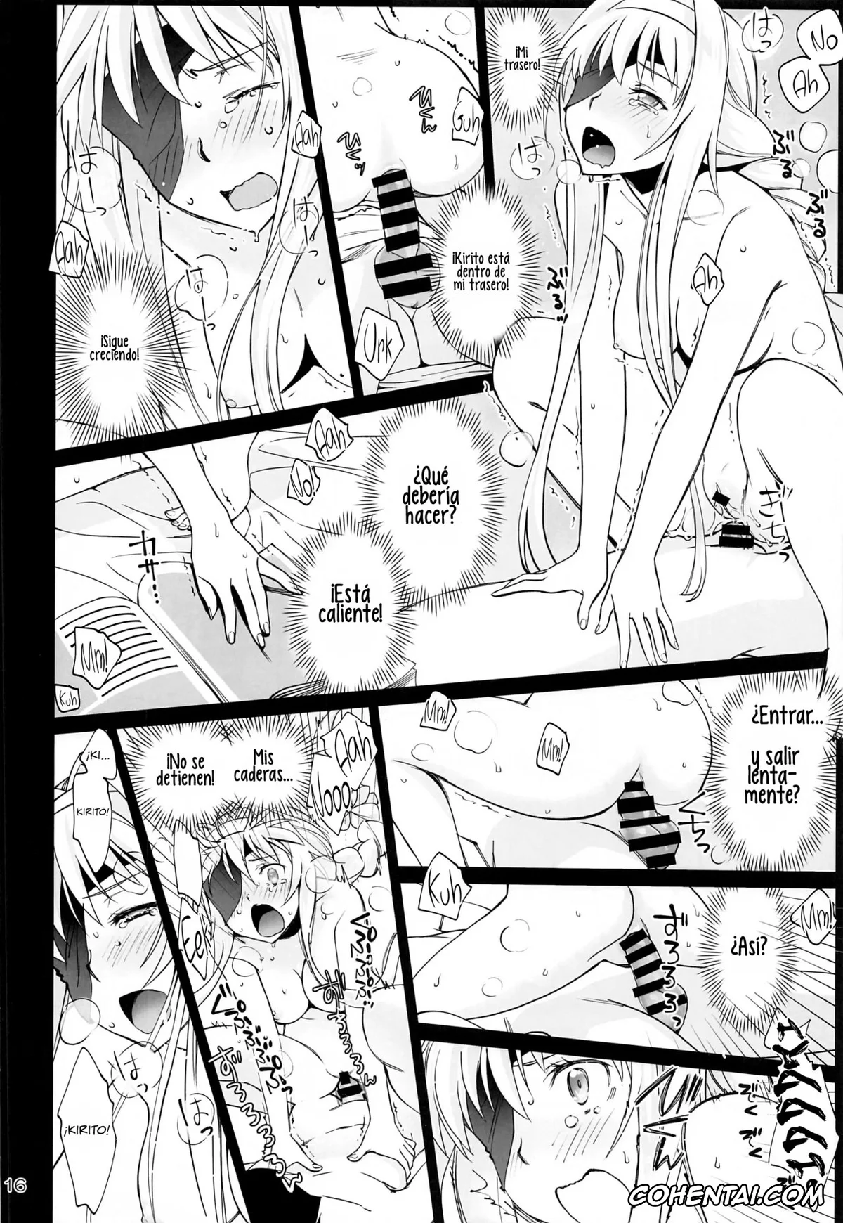 Sword Art Online hentai, Alice Zuberg hentai, Asuna Yuuki hentai, Kazuto Kirigaya | Kirito hentai, Ronye Arabel hentai, Sortiliena Serlut hentai, Tent no Ouji-sama (Sword Art Online), pagina 15