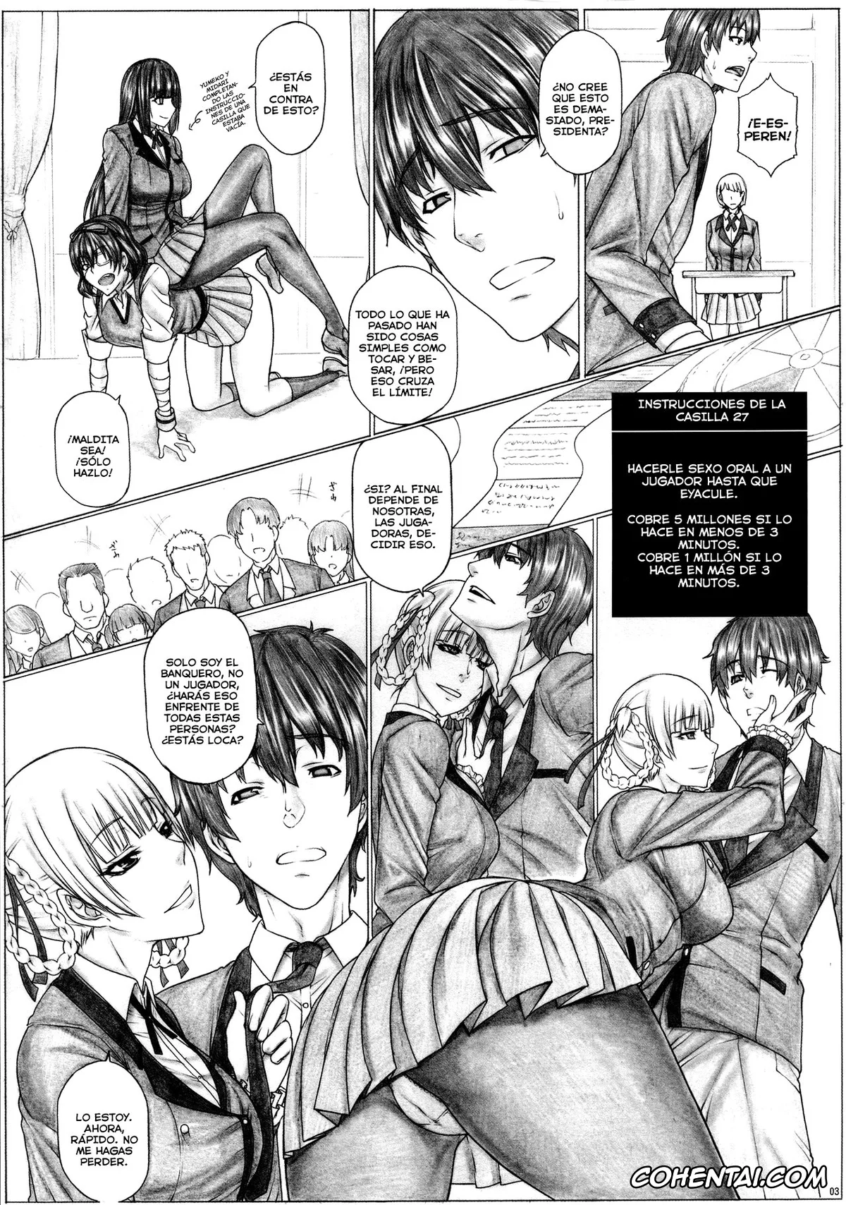 Kakegurui hentai, Kirari Momobami hentai, Midari Ikishima hentai, Miroslava Honebami hentai, Ryouta Suzui hentai, Yumeko Jabami hentai, Angel’s stroke 120 Hamegurui 2 | Sex-gurui 2 (Kakegurui), pagina 6