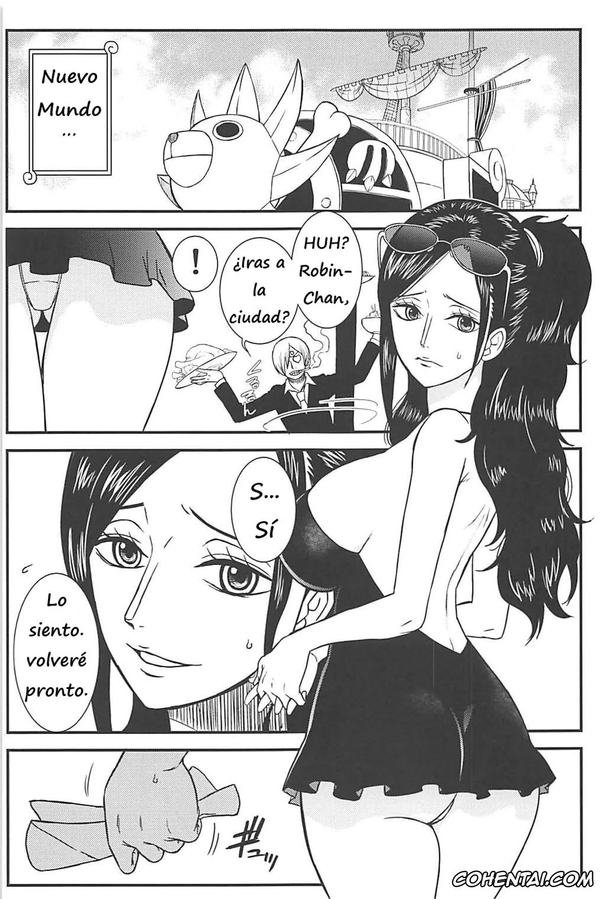 One Piece porno, Nico Robin porno, ROBIN’S HOLE (One Piece), pagina 2