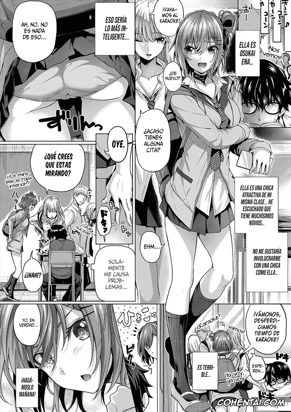 Revistas porno, COMIC ExE porno, Kumori Glass no Mukou (COMIC ExE 20), pagina 8