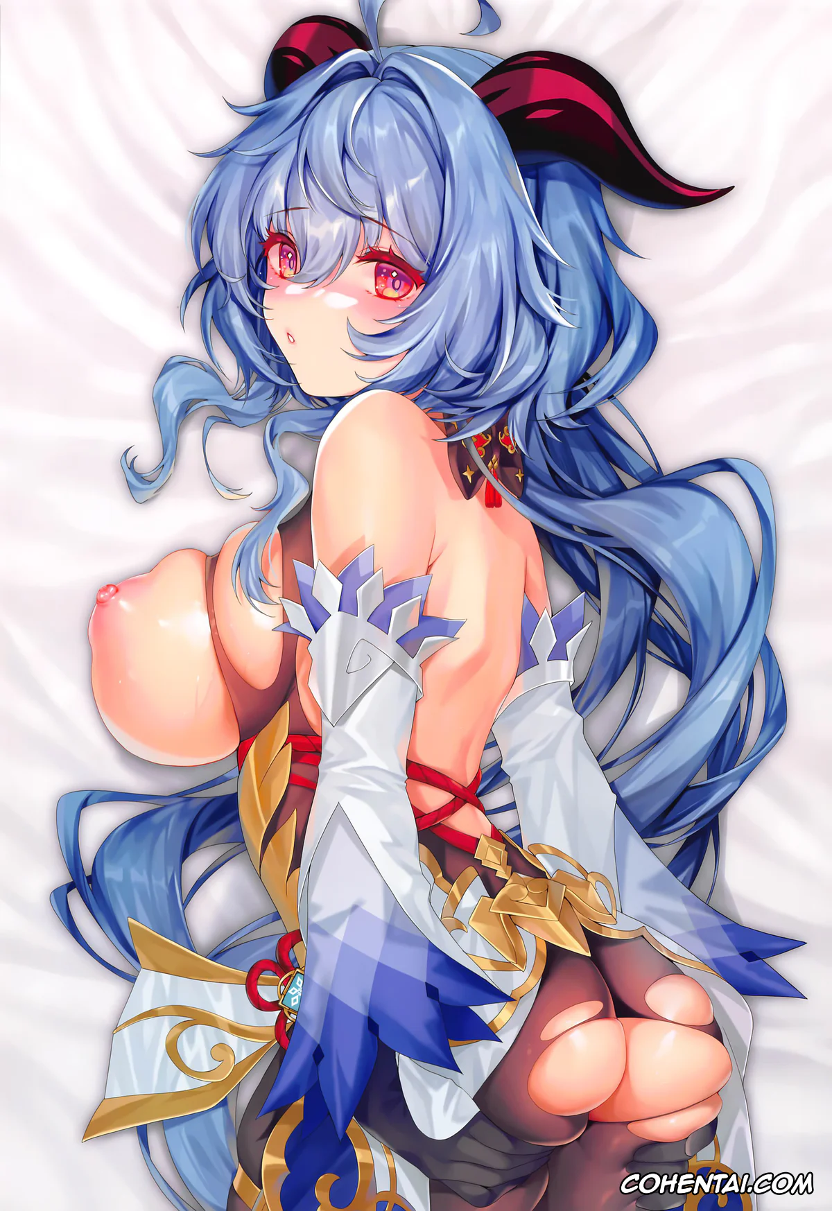 Genshin Impact xxx, Aether xxx, Ganyu xxx, Qiqi xxx, Carnival 33 – Coconut Hitsuji no Milk o Nondara Iroiro Okkiku Nacchatta…!? (Genshin Impact), pagina 16