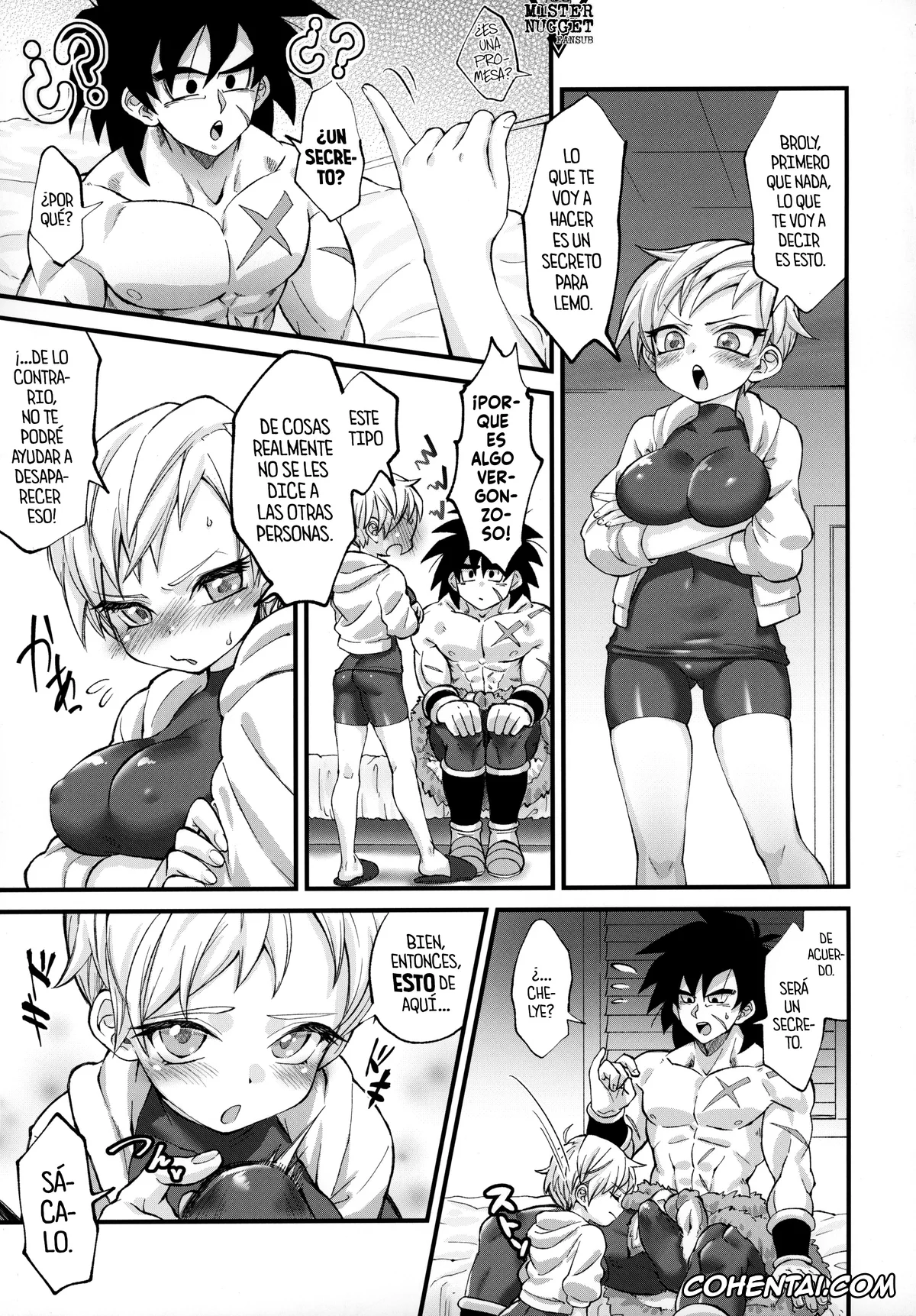 Dragon Ball Super porno, Broly porno, Cheelai porno, Hoka no Dare ni mo Naisho da zo? (Dragon Ball Super), pagina 8