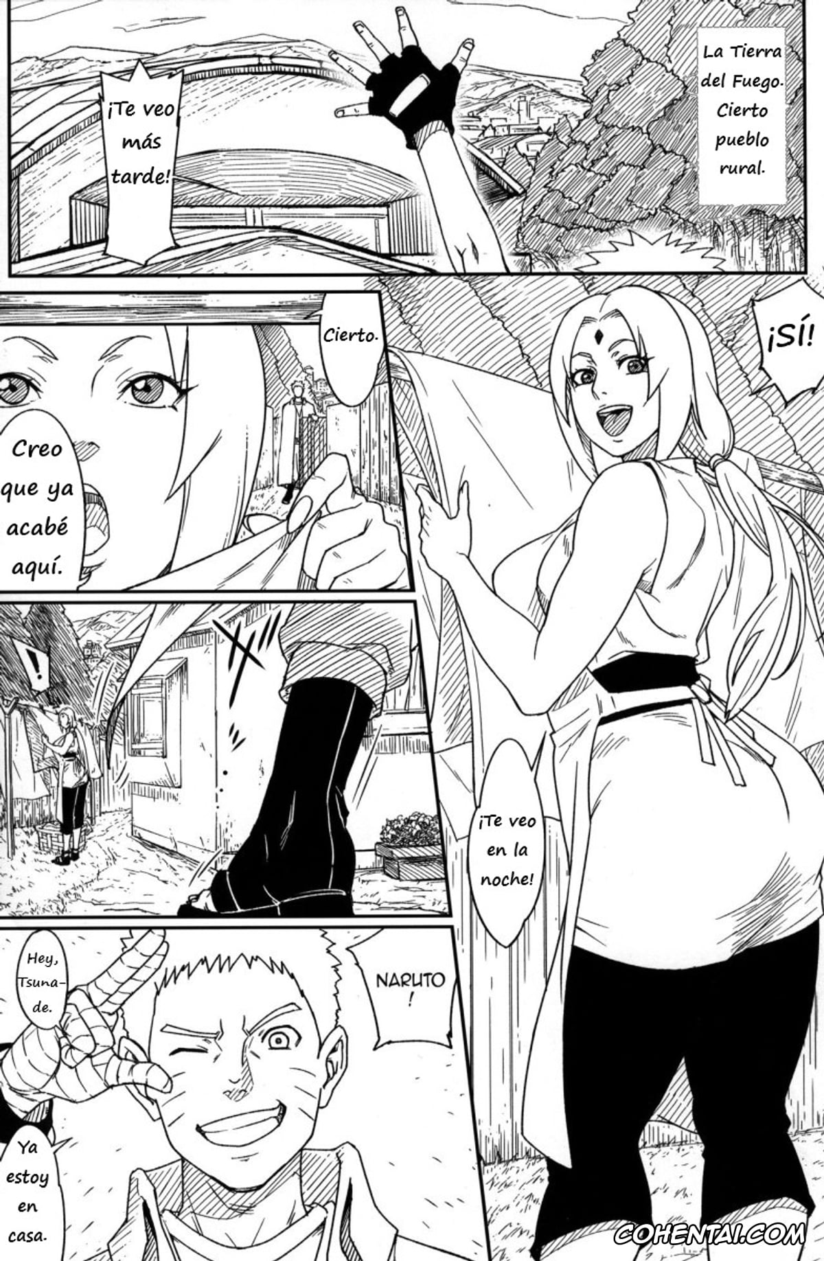 NARUTO porno, Naruto Uzumaki porno, Tsunade porno, Jukumitsuki Intouden 3 Jou (Naruto), pagina 2