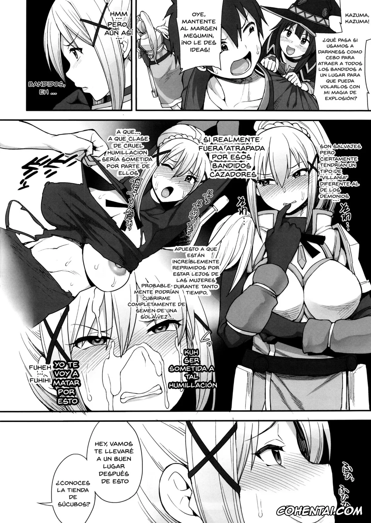 Kono Subarashii Sekai ni Syukufuku o! hentai, Darkness | Lalatina Ford Dustiness hentai, Kazuma Satou hentai, Mousou dake nara Ichininmae (Kono Subarashii Sekai ni Syukufuku o!), pagina 3