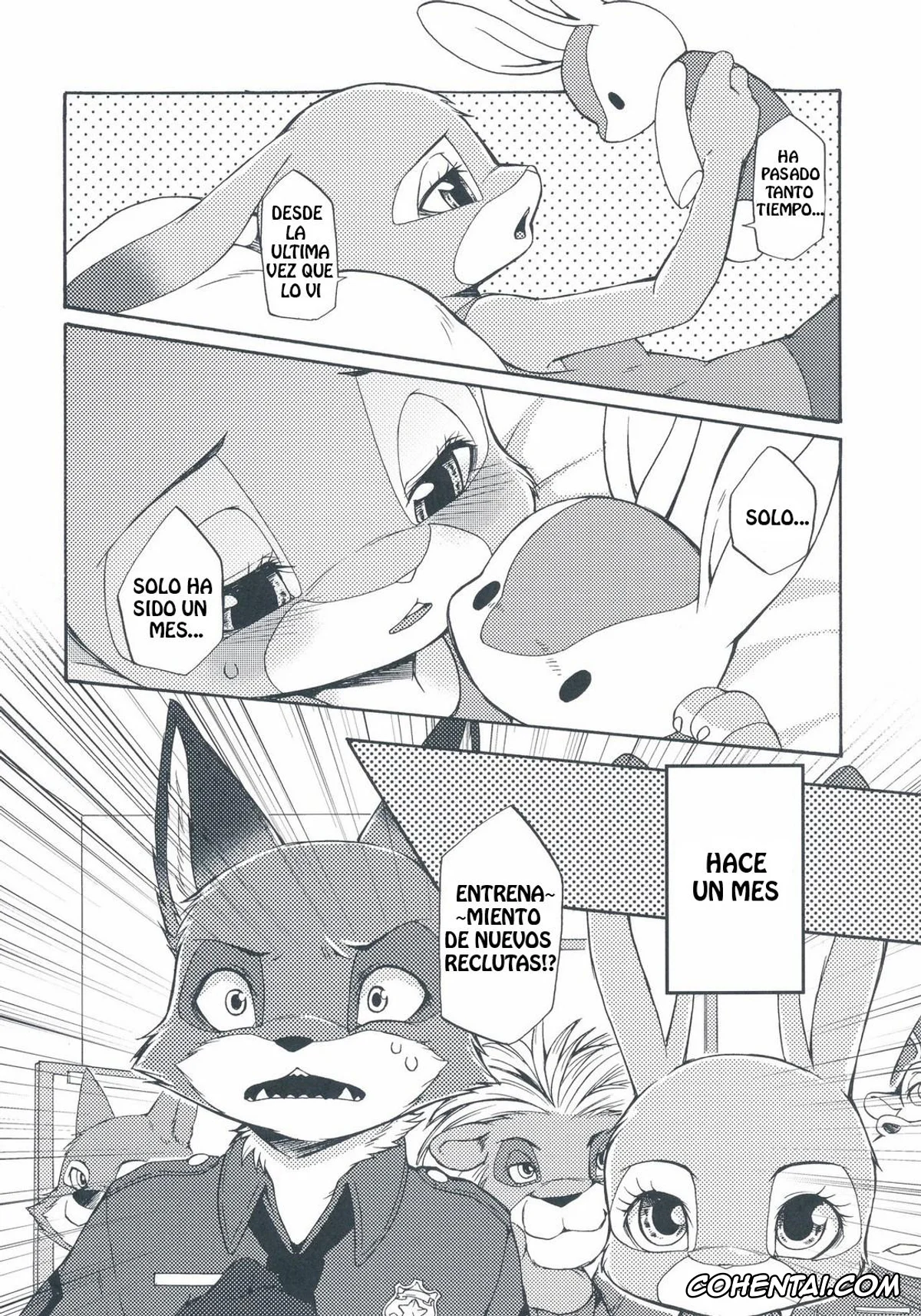 Zootopia xxx, Judy Hopps xxx, Nick Wilde xxx, Ohitori-sama ninjin – Carrots for one (Zootopia), pagina 4