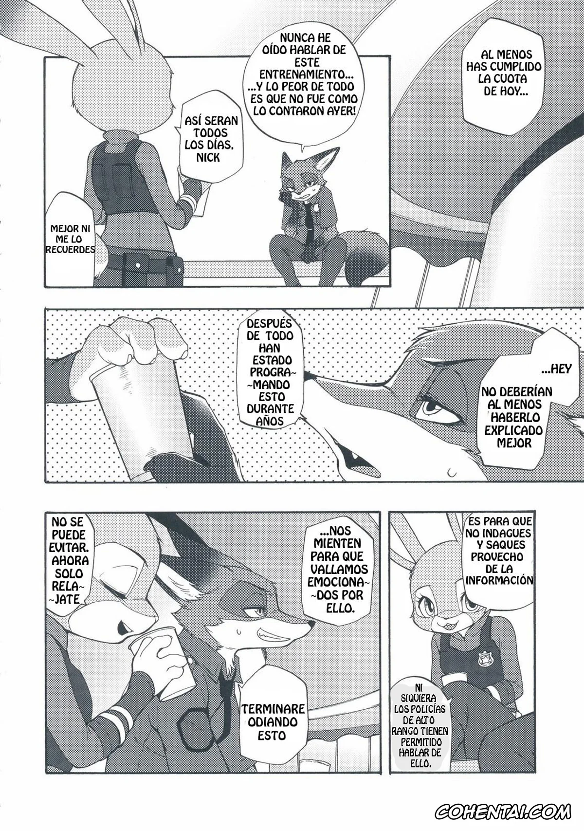 Zootopia hentai, Judy Hopps hentai, Nick Wilde hentai, Ohitori-sama ninjin – Carrots for one (Zootopia), pagina 6
