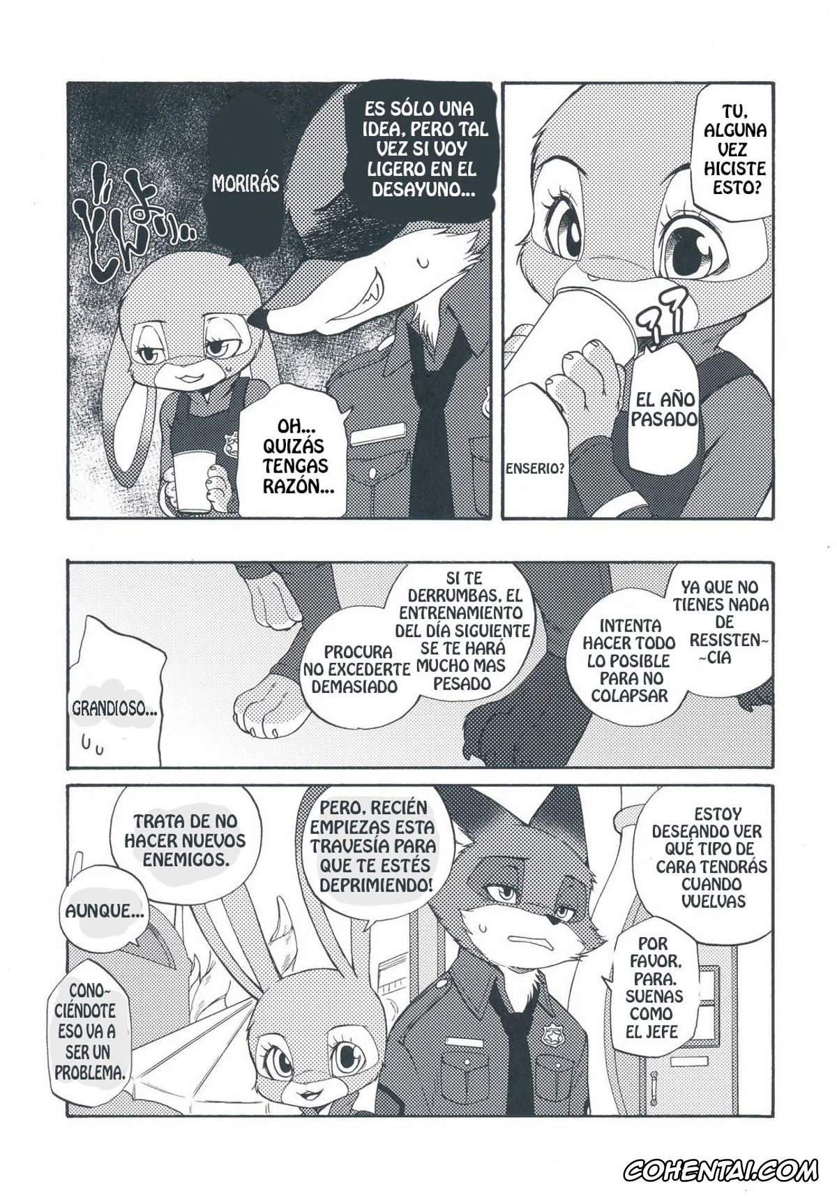 Zootopia xxx, Judy Hopps xxx, Nick Wilde xxx, Ohitori-sama ninjin – Carrots for one (Zootopia), pagina 7