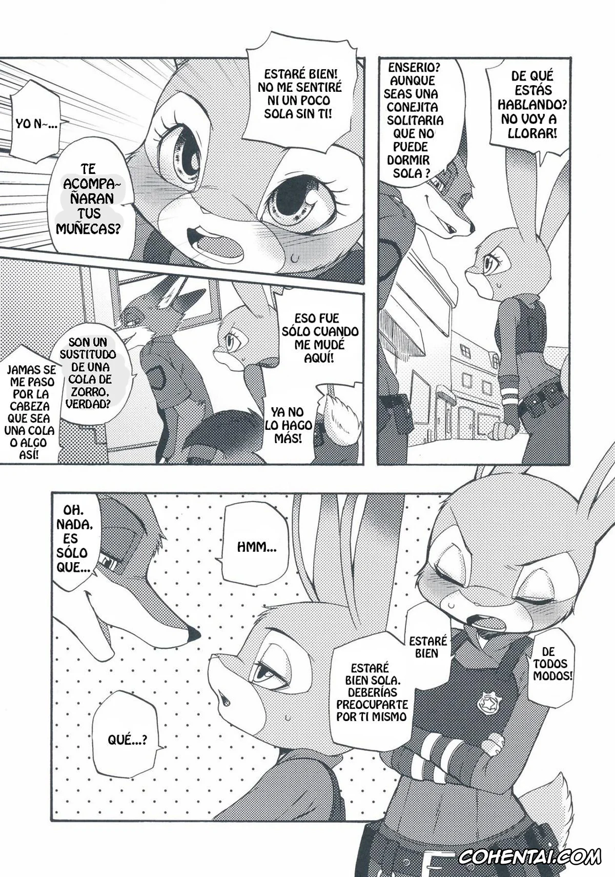 Zootopia hentai, Judy Hopps hentai, Nick Wilde hentai, Ohitori-sama ninjin – Carrots for one (Zootopia), pagina 9