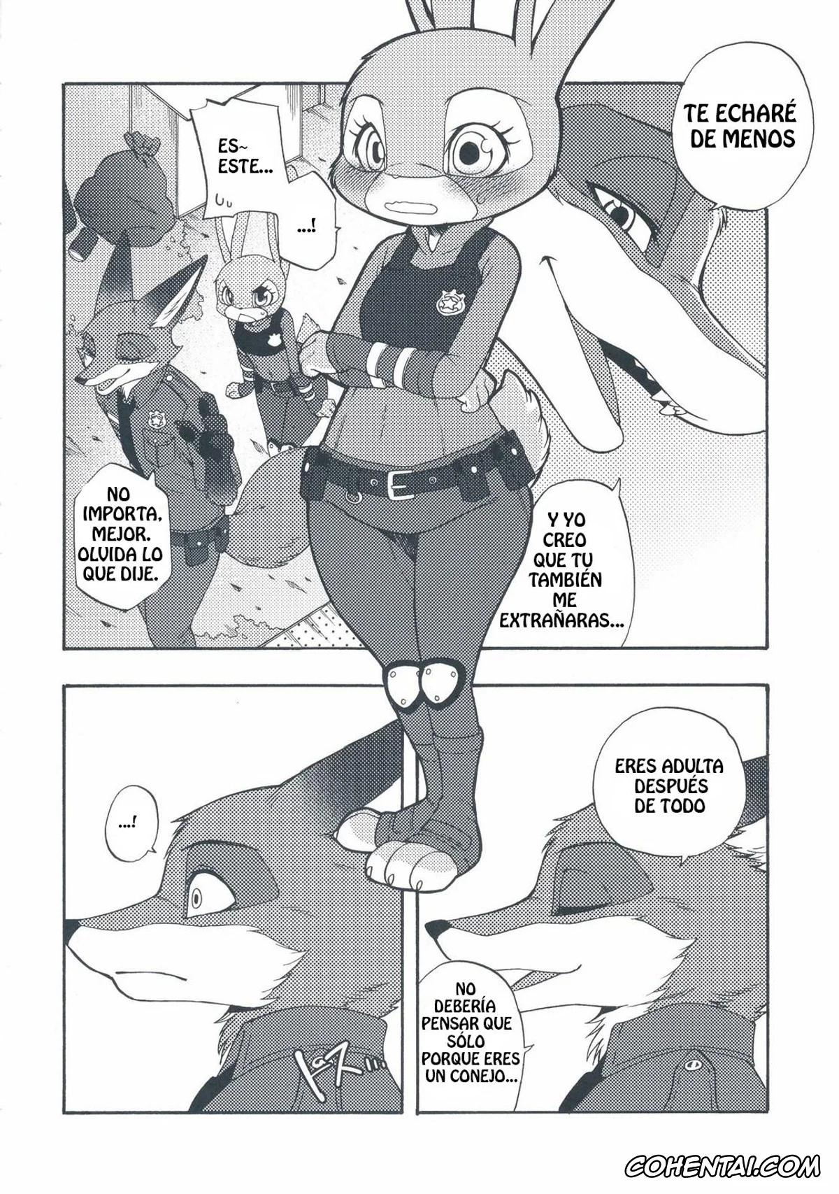 Zootopia xxx, Judy Hopps xxx, Nick Wilde xxx, Ohitori-sama ninjin – Carrots for one (Zootopia), pagina 10