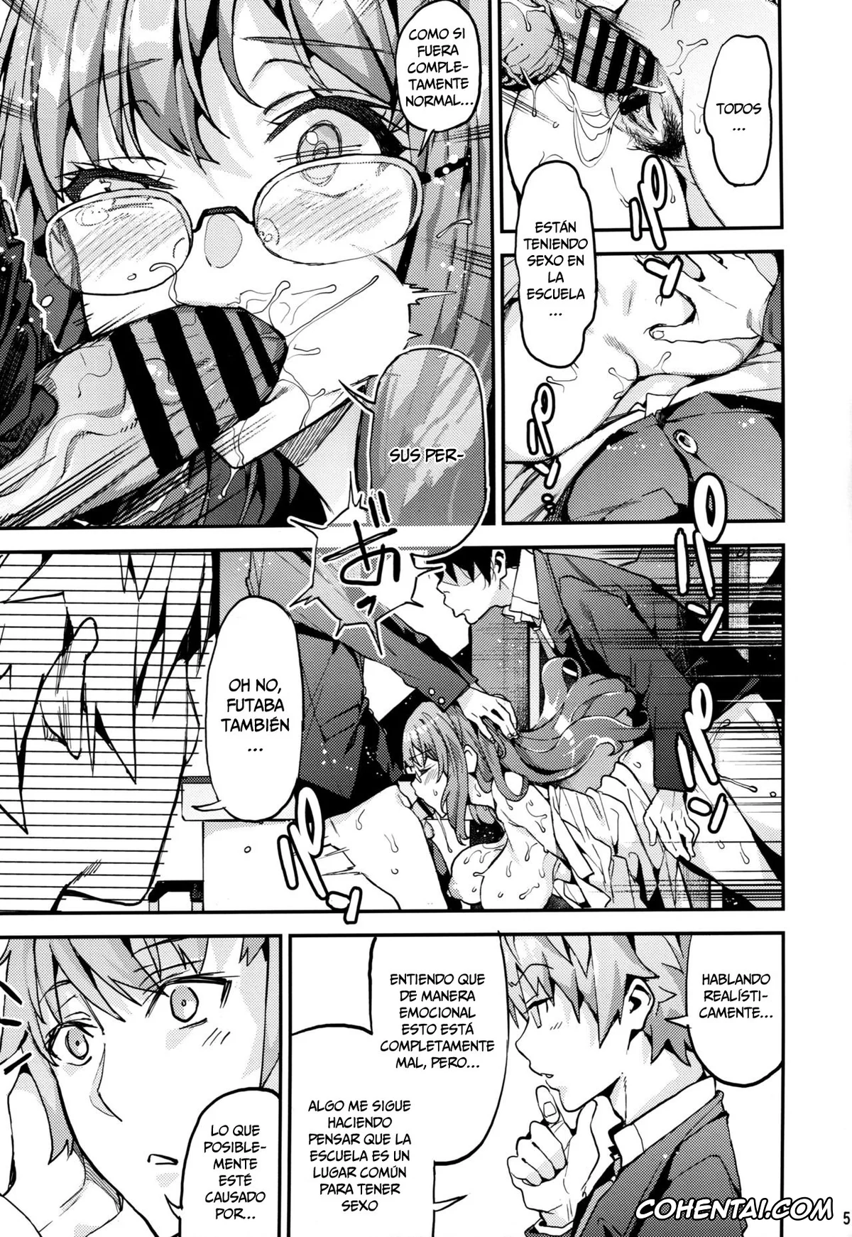 Seishun Buta Yarou Wa Bunny Girl Senpai No Yume O Minai xxx, Mai Sakurajima xxx, Rio Futaba xxx, Sakuta Azusagawa xxx, Tomoe Koga xxx, Seishun Buta Yarou X Mai X Tomoe (Seishun Buta Yarou wa Bunny Girl Senpai no Yume o Minai), pagina 4