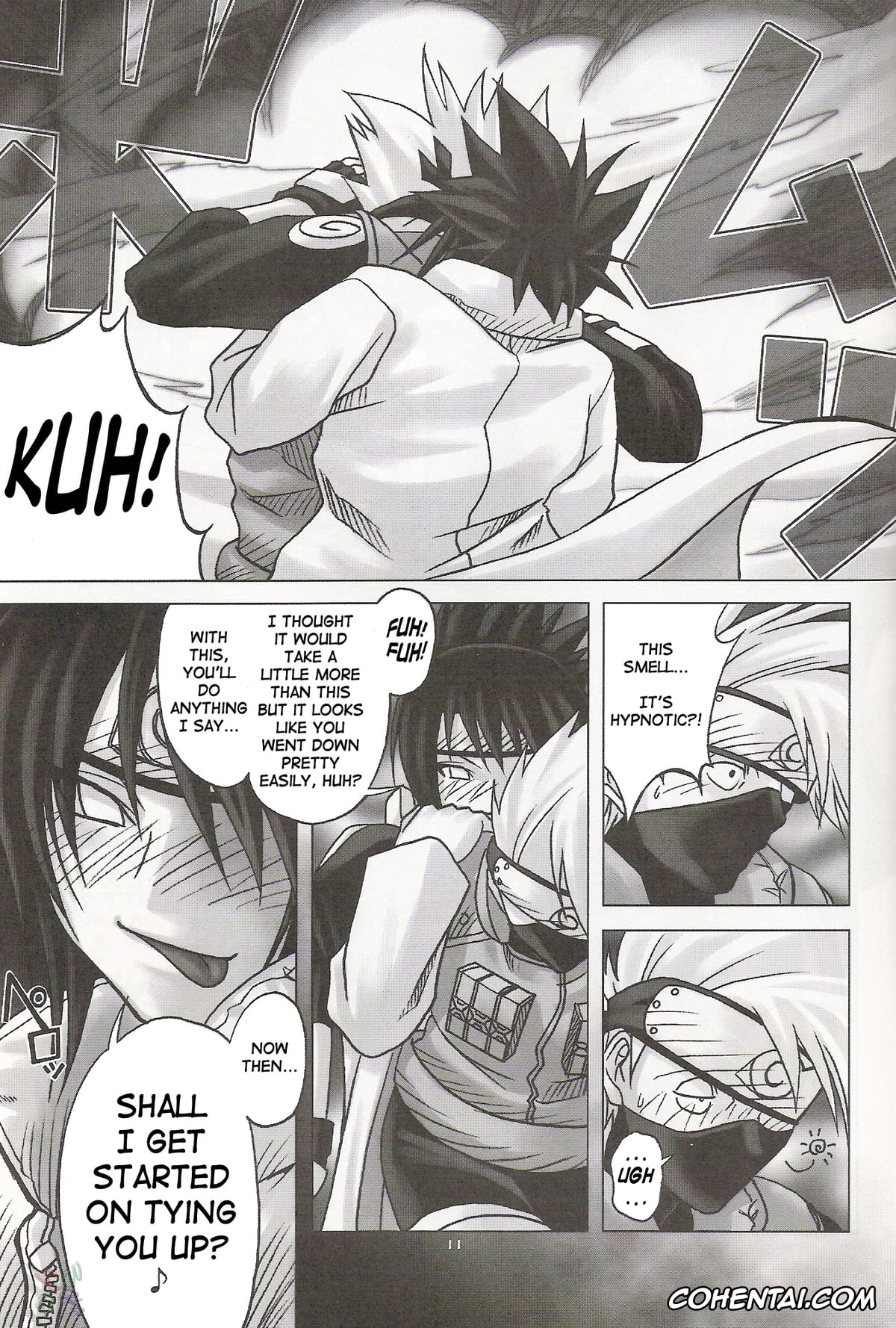 NARUTO porno, Anko Mitarashi porno, Kakashi Hatake porno, Harlem Jets (Naruto), pagina 11