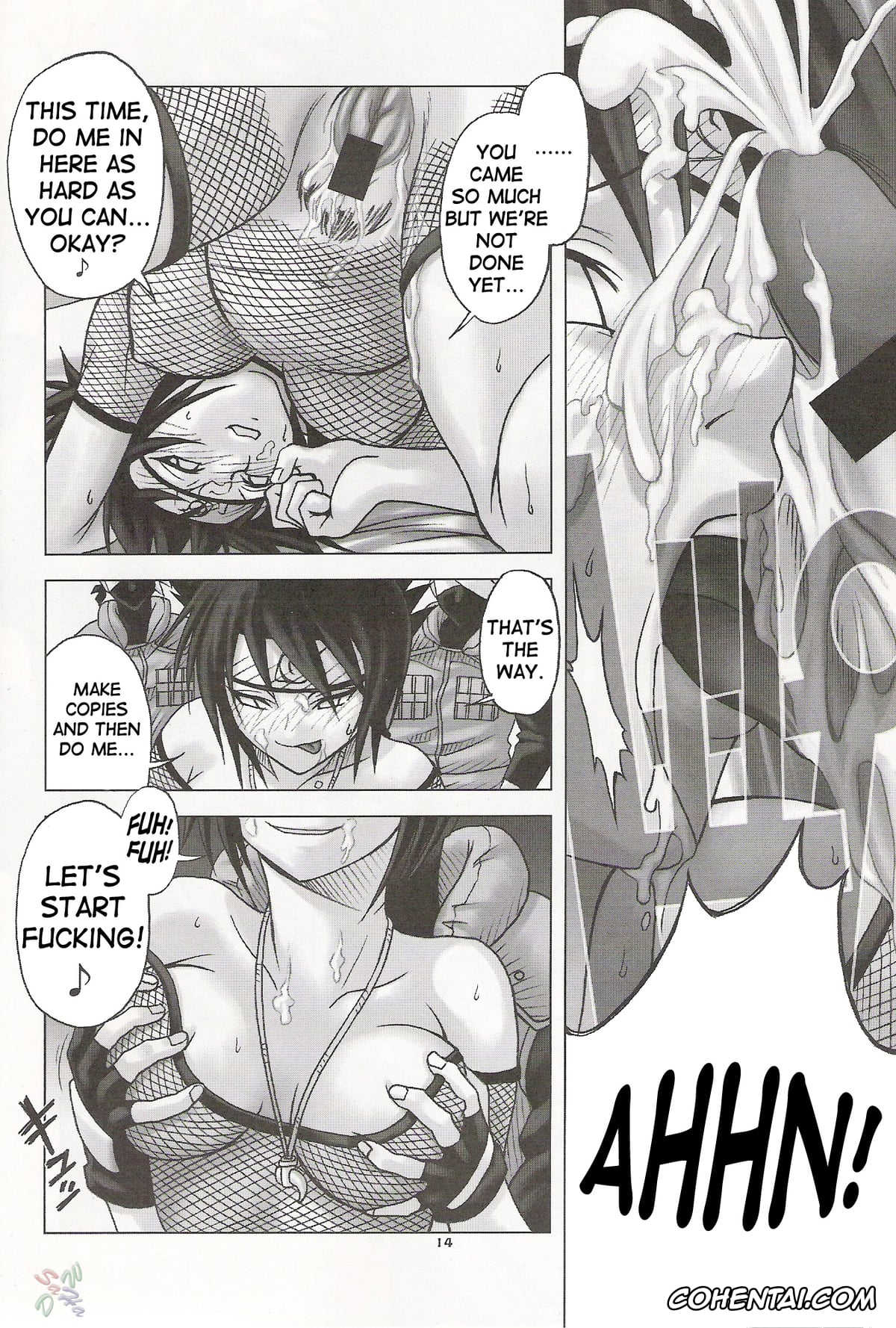 NARUTO porno, Anko Mitarashi porno, Kakashi Hatake porno, Harlem Jets (Naruto), pagina 14