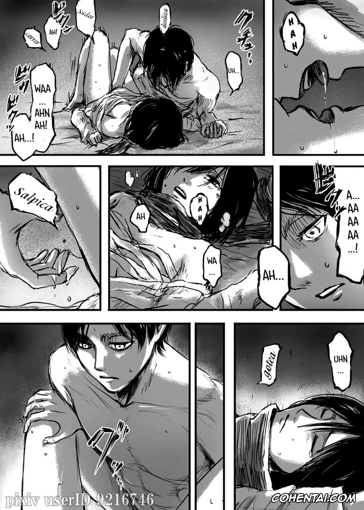 Shingeki No Kyojin | Attack On Titan porno, Eren Jaeger porno, Mikasa Ackerman porno, ErenXMikasa (Shingeki no Kyojin), pagina 5