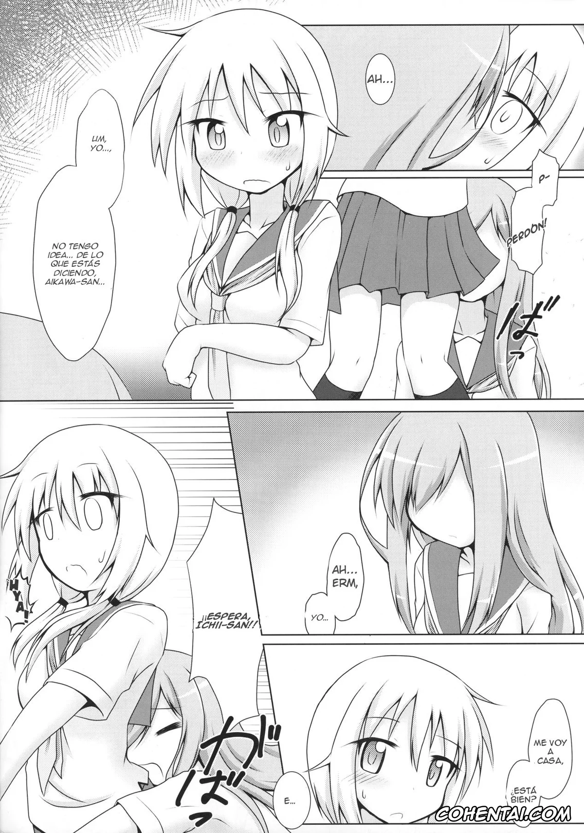 Yuyushiki porno, Chiho Aikawa porno, Yui Ichii porno, Aikawa-san Soft Yandere (Yuyushiki), pagina 8