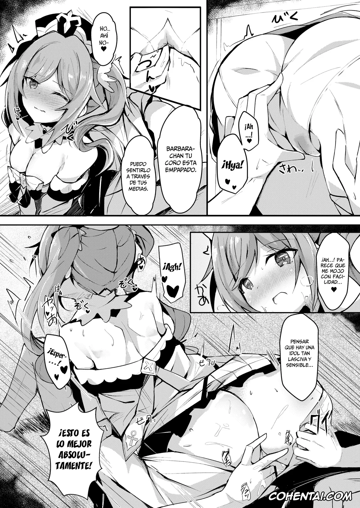 Genshin Impact porno, Barbara Pegg porno, Hatsujou!? Ganbare Barbara-chan (Genshin Impact), pagina 8