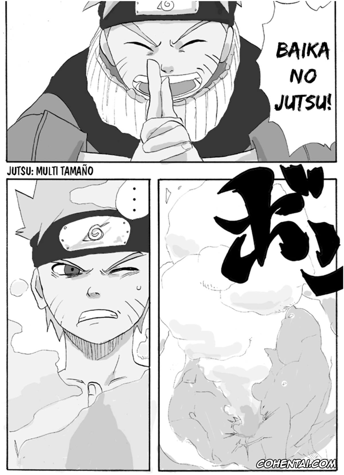 NARUTO xxx, Chouji Akimichi xxx, Naruto Uzumaki xxx, Shrink Jutsu (Naruto), pagina 1