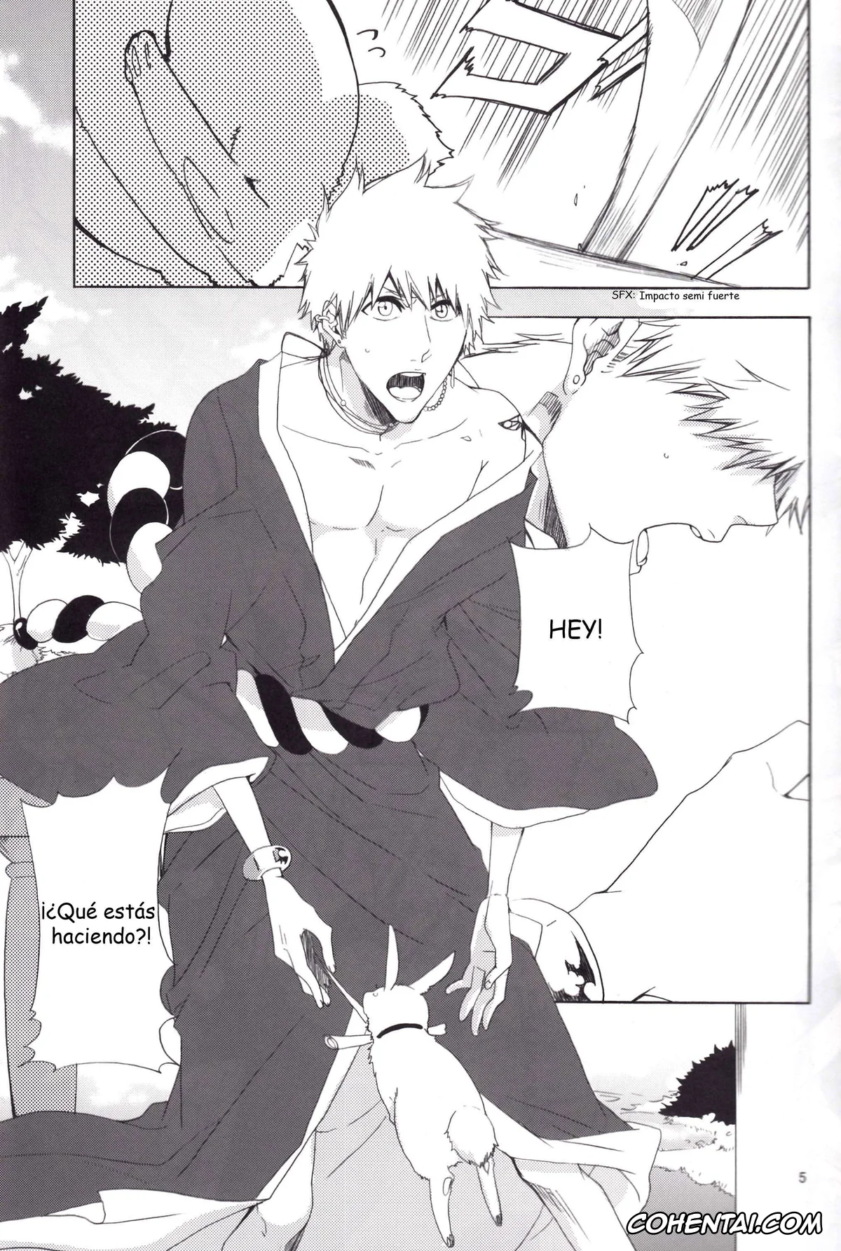 Bleach porno, Ichigo Kurosaki porno, Souryuu Yuugi (Bleach), pagina 5
