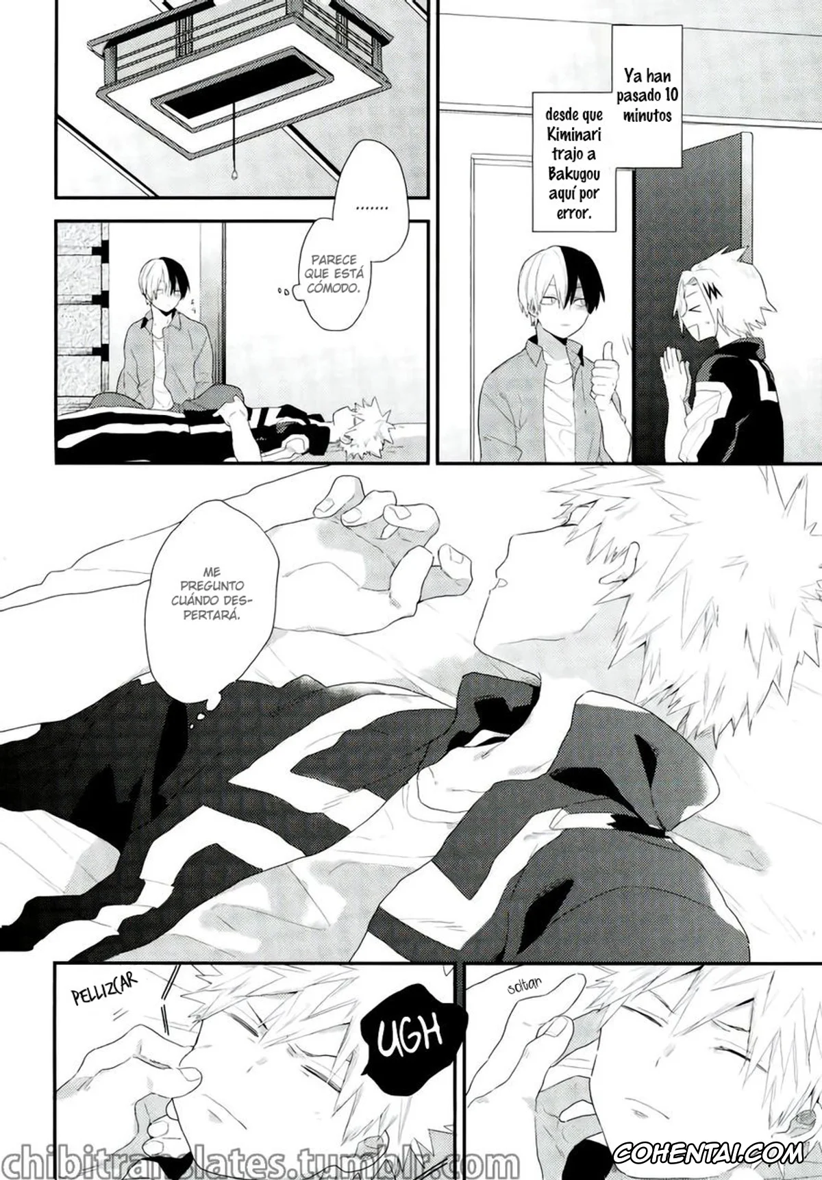 My Hero Academia | Boku No Hero Academia hentai, Katsuki Bakugou hentai, Shouto Todoroki hentai, Nete iru Katsuki-kun ni Shouto-kun ga Konna Koto (Boku no Hero Academia), pagina 3