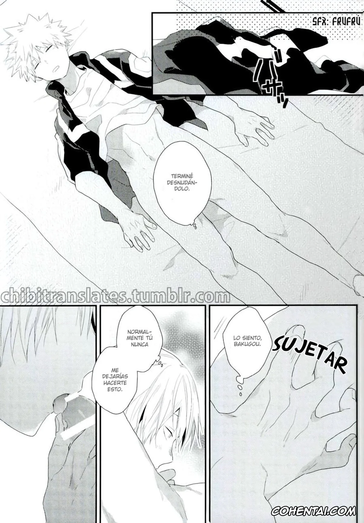 My Hero Academia | Boku No Hero Academia hentai, Katsuki Bakugou hentai, Shouto Todoroki hentai, Nete iru Katsuki-kun ni Shouto-kun ga Konna Koto (Boku no Hero Academia), pagina 6