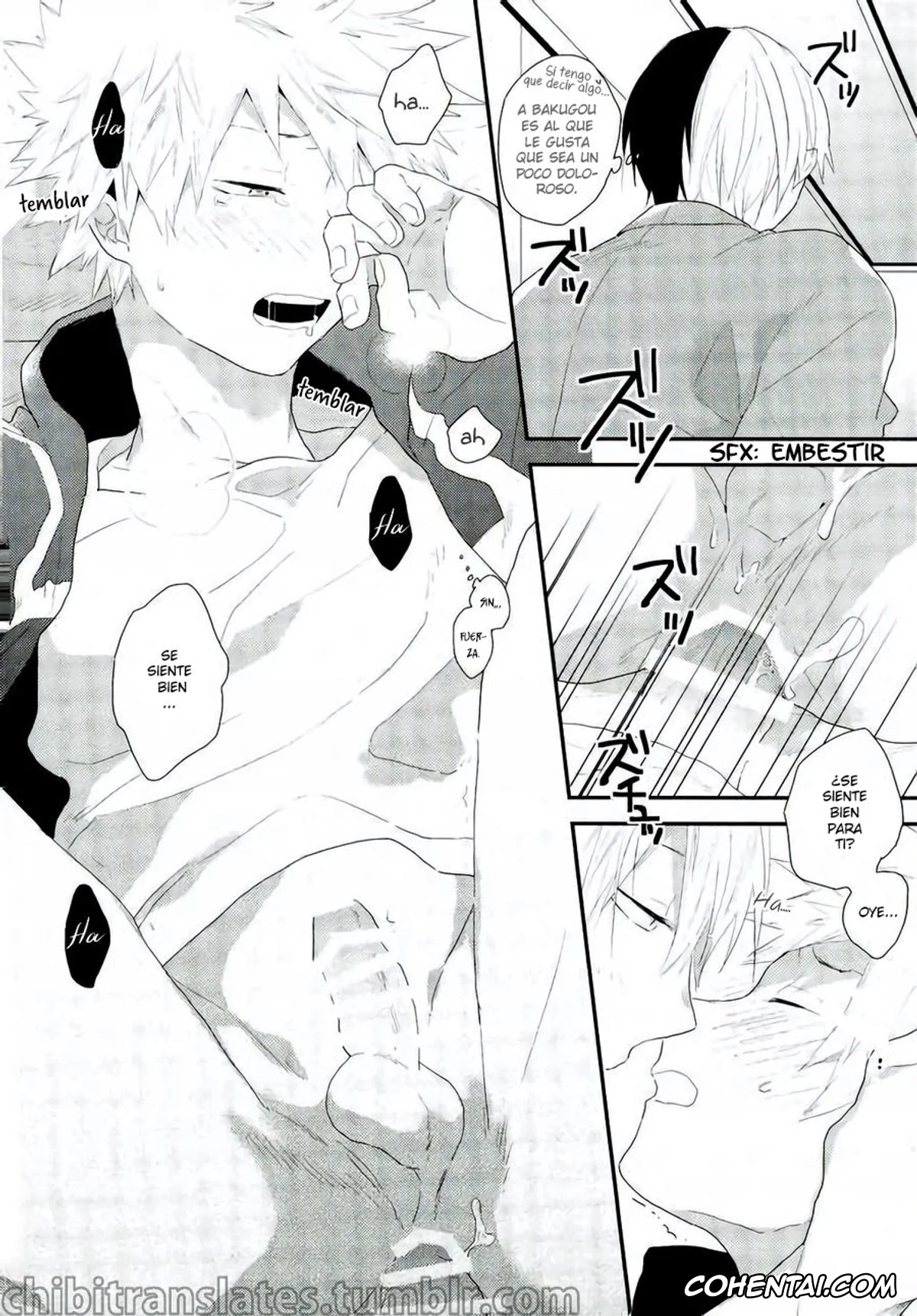 My Hero Academia | Boku No Hero Academia xxx, Katsuki Bakugou xxx, Shouto Todoroki xxx, Nete iru Katsuki-kun ni Shouto-kun ga Konna Koto (Boku no Hero Academia), pagina 19