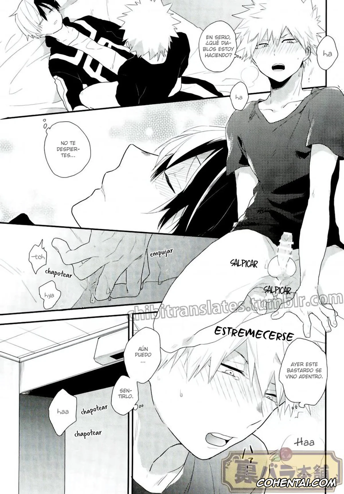 My Hero Academia | Boku No Hero Academia hentai, Katsuki Bakugou hentai, Shouto Todoroki hentai, Nete iru Shouto-kun ni Katsuki-kun ga Anna Koto (Boku no Hero Academia), pagina 12