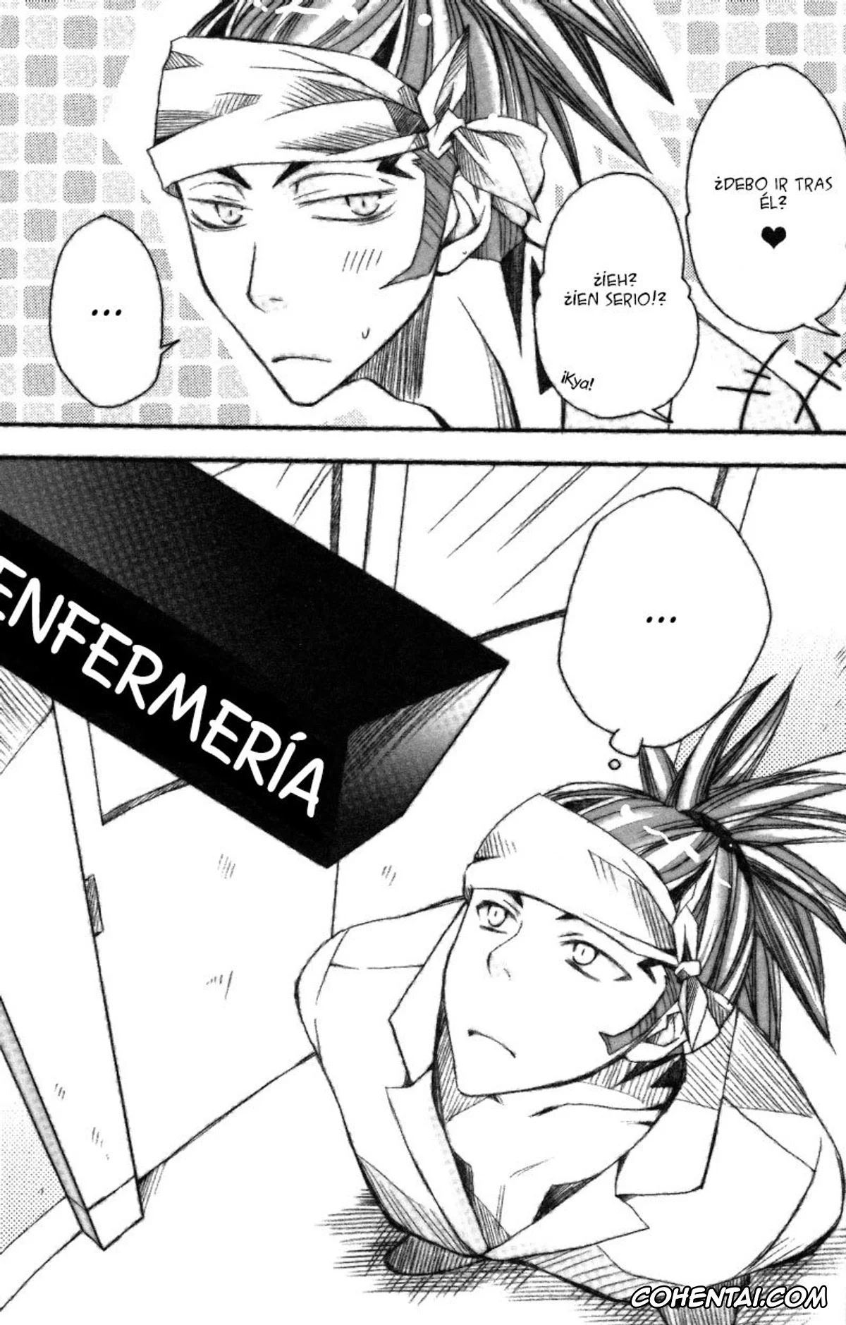 Bleach hentai, Byakuya Sensei to Renji-kun. (Bleach), pagina 6