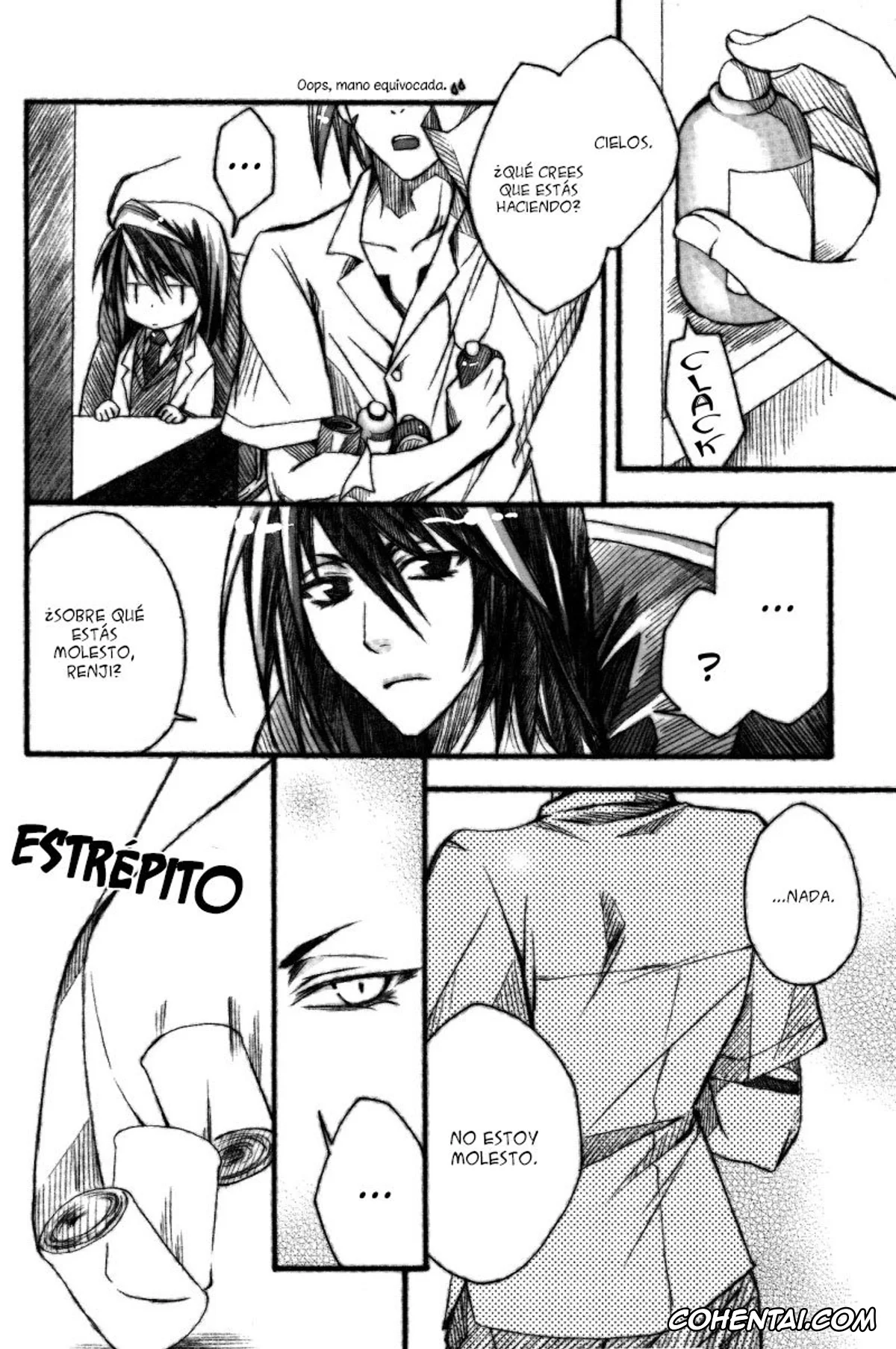 Bleach hentai, Byakuya Sensei to Renji-kun. (Bleach), pagina 9