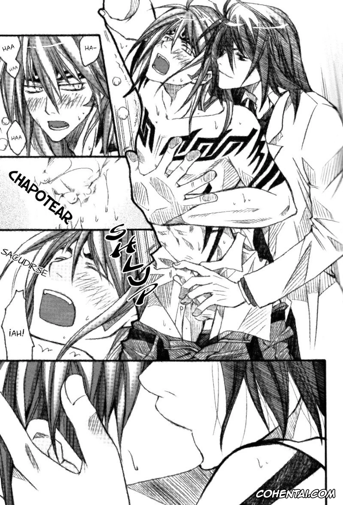 Bleach hentai, Byakuya Sensei to Renji-kun. (Bleach), pagina 12