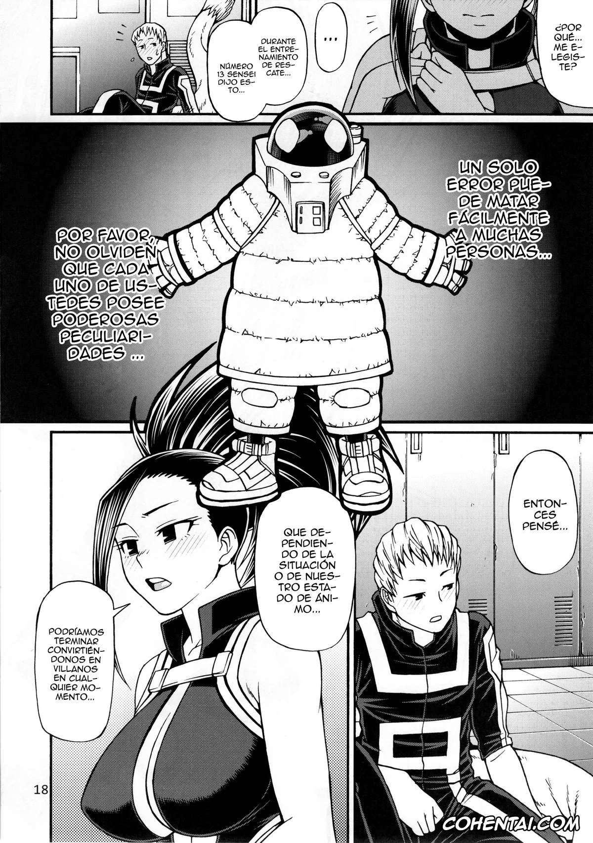 My Hero Academia | Boku No Hero Academia xxx, Mashirao Ojiro xxx, Momo Yaoyorozu xxx, Momo x Shiro (Boku no Hero Academia), pagina 16