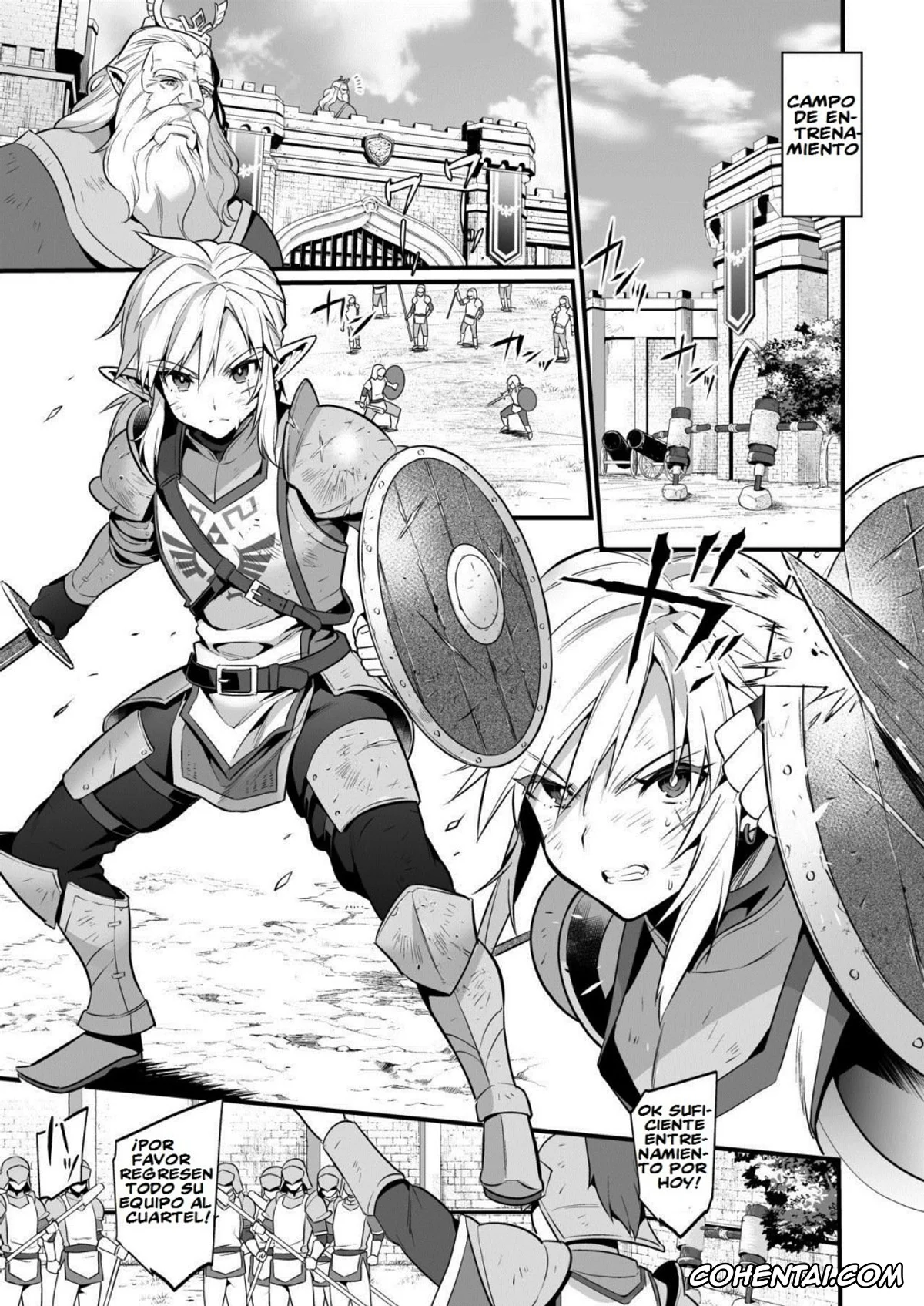 The Legend Of Zelda porno, Link porno, Kunrenhei no Junan (The Legend of Zelda), pagina 2