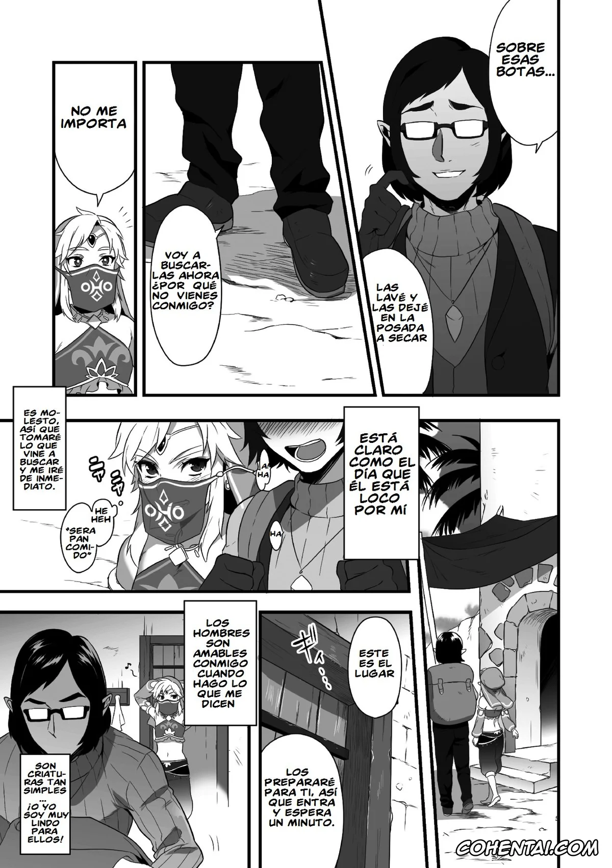 The Legend Of Zelda xxx, Bozai xxx, Link xxx, Yuusha ga Onnanoko ni Sarechau hon (The Legend of Zelda), pagina 4