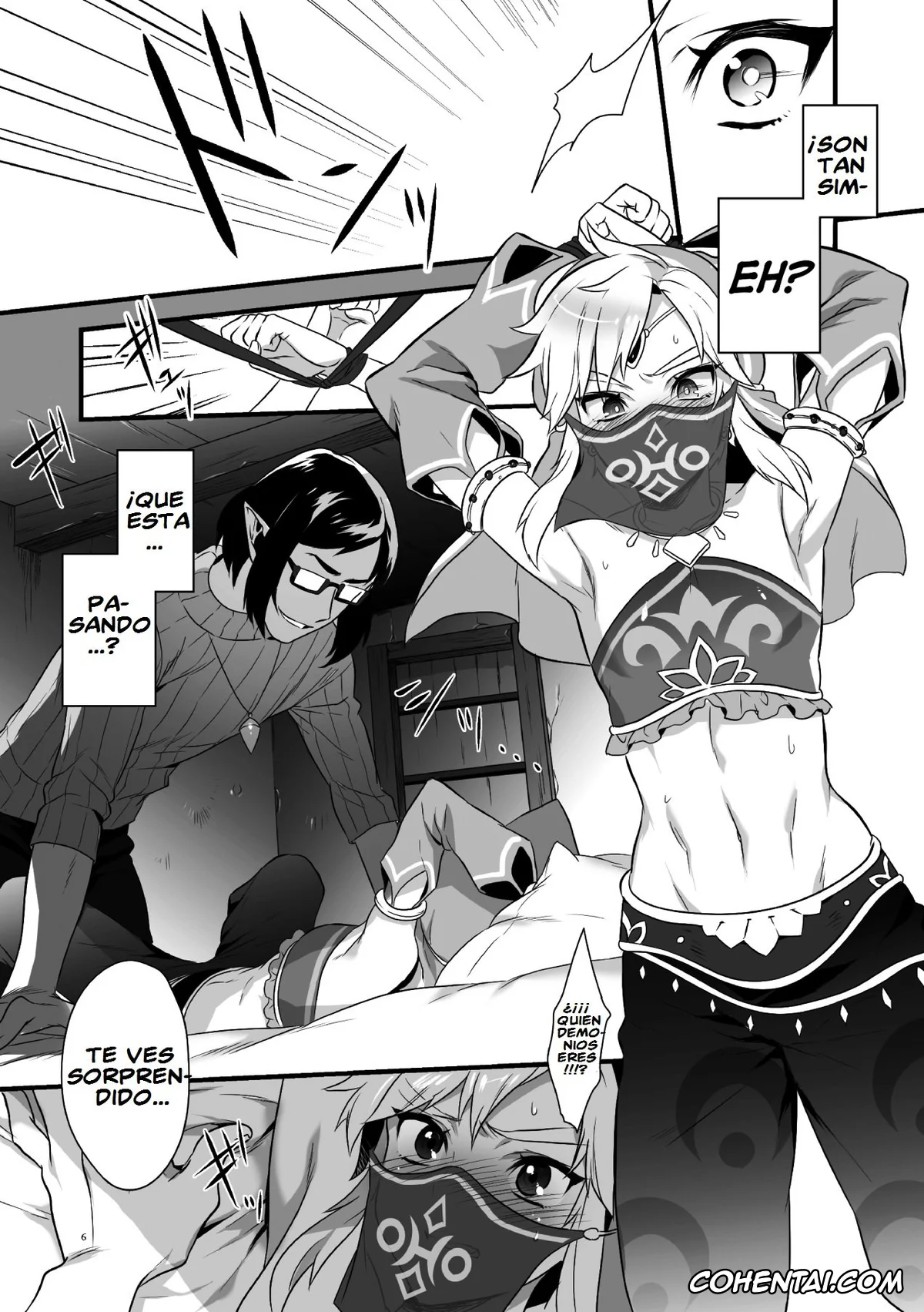 The Legend Of Zelda porno, Bozai porno, Link porno, Yuusha ga Onnanoko ni Sarechau hon (The Legend of Zelda), pagina 5