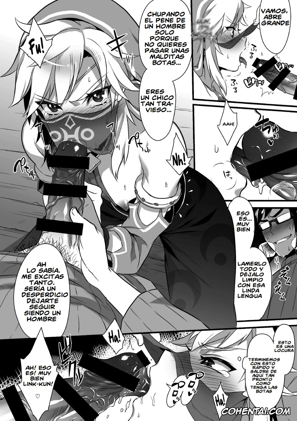 The Legend Of Zelda porno, Bozai porno, Link porno, Yuusha ga Onnanoko ni Sarechau hon (The Legend of Zelda), pagina 11