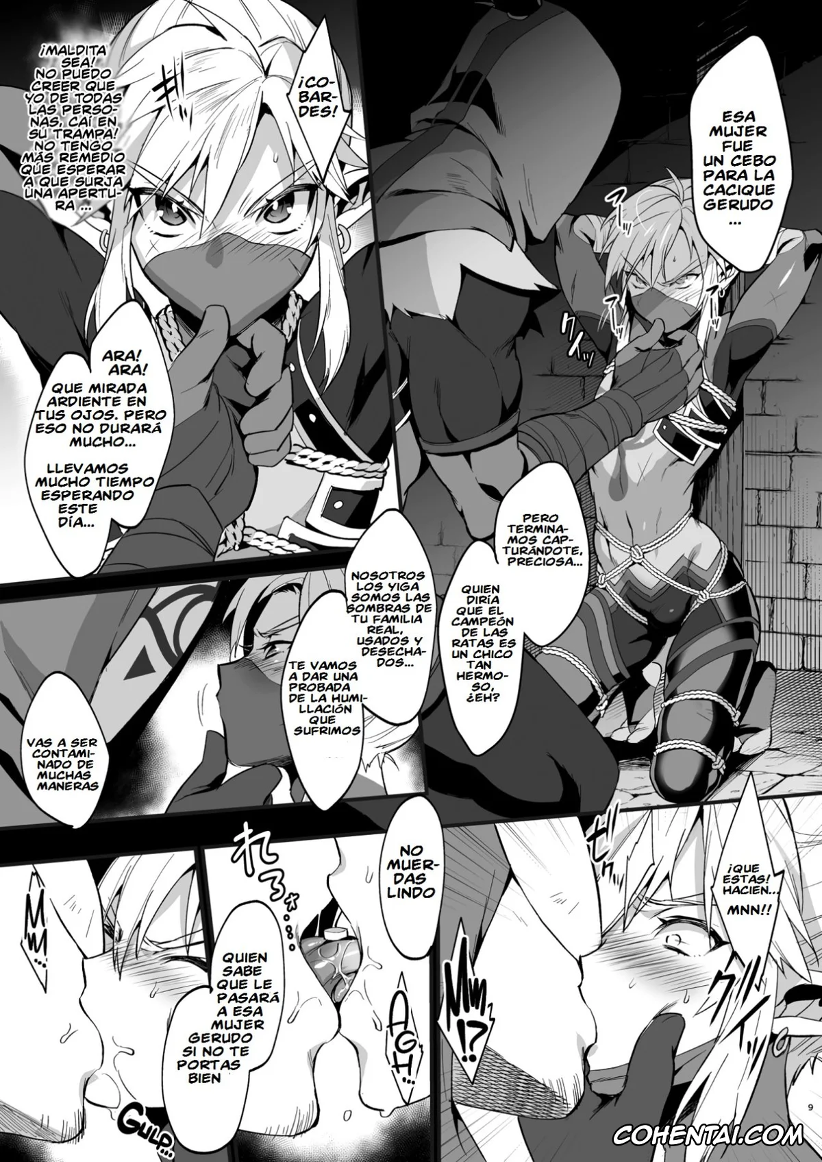 The Legend Of Zelda hentai, Link hentai, Eiketsu Ninja Gaiden ~Haiboku Hen~ (The Legend of Zelda), pagina 6