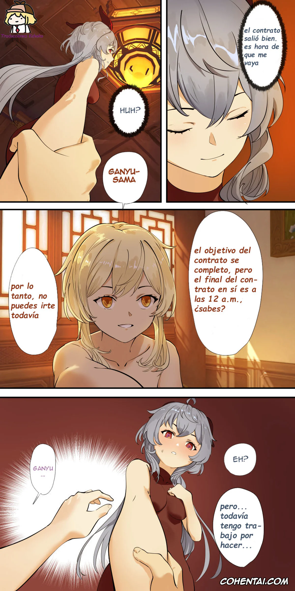 Genshin Impact hentai, Ganyu hentai, Keqing hentai, Lumine hentai, The First Archon Part 3 (Genshin Impact), pagina 18