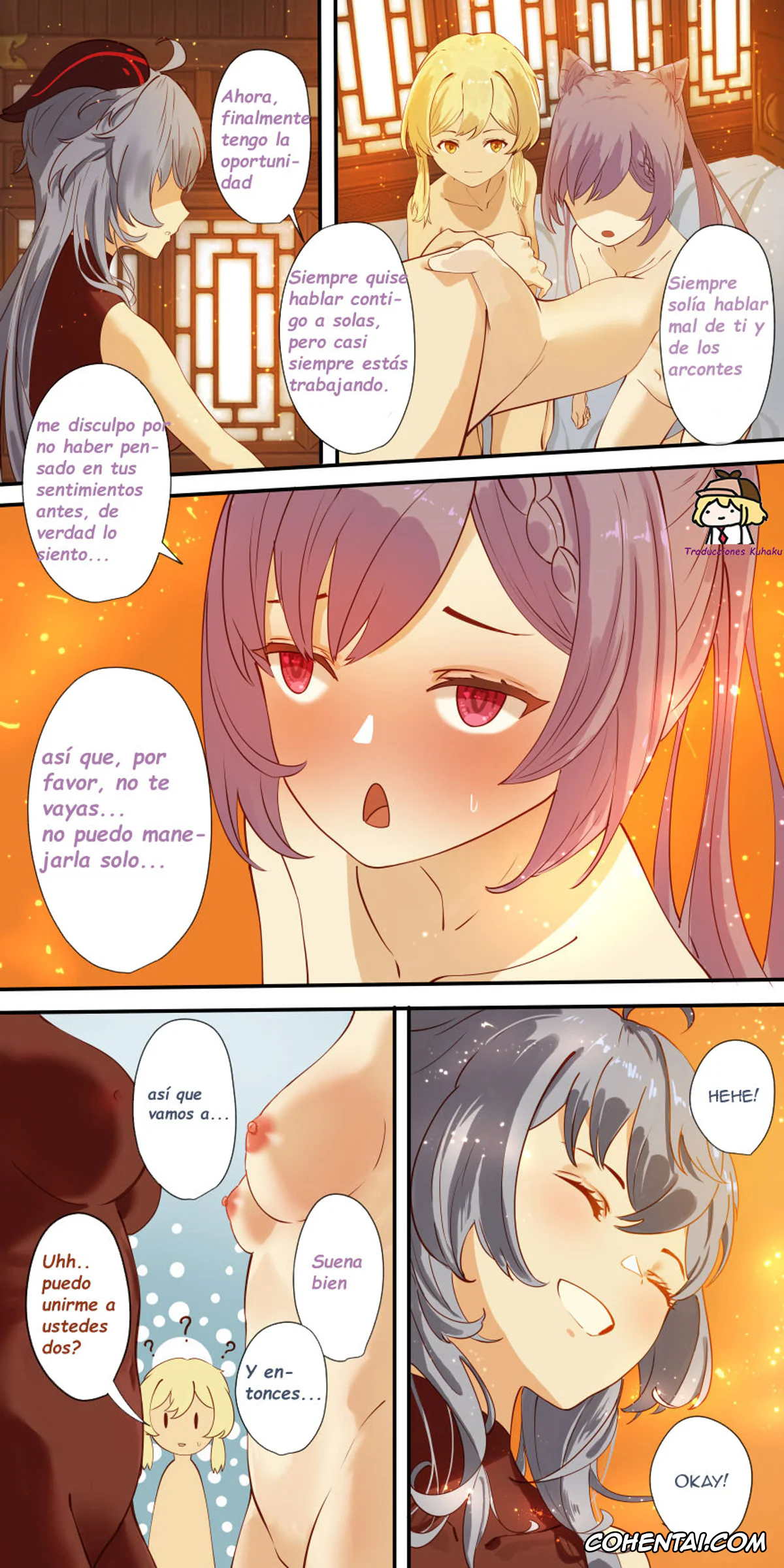 Genshin Impact xxx, Ganyu xxx, Keqing xxx, Lumine xxx, The First Archon Part 3 (Genshin Impact), pagina 19