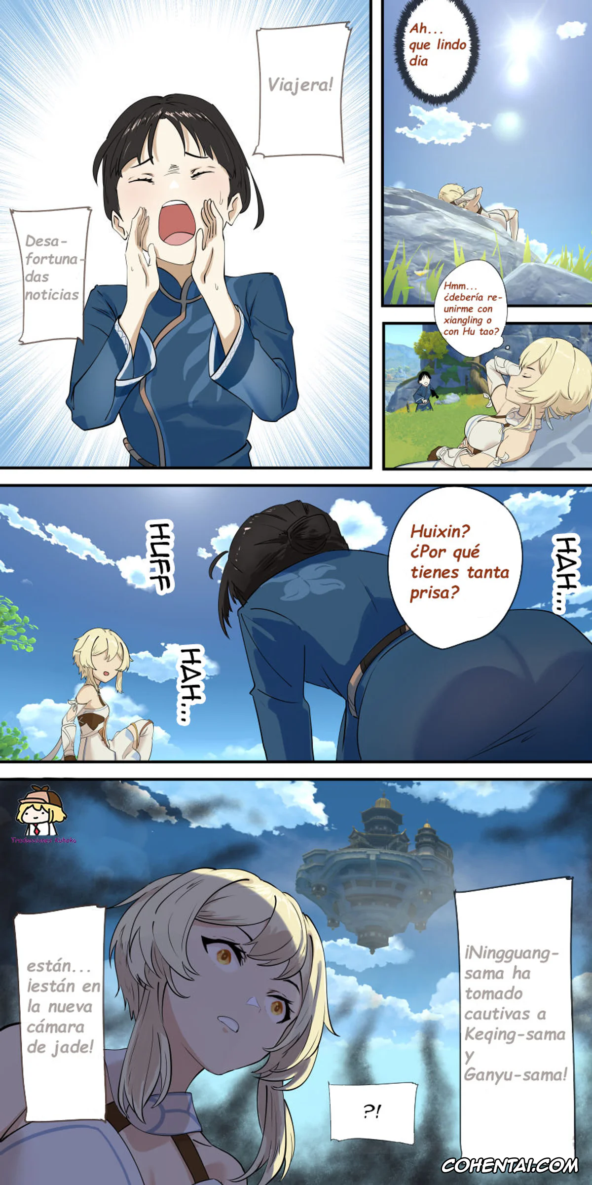 Genshin Impact hentai, Ganyu hentai, Keqing hentai, Lumine hentai, The First Archon Part 3 (Genshin Impact), pagina 24