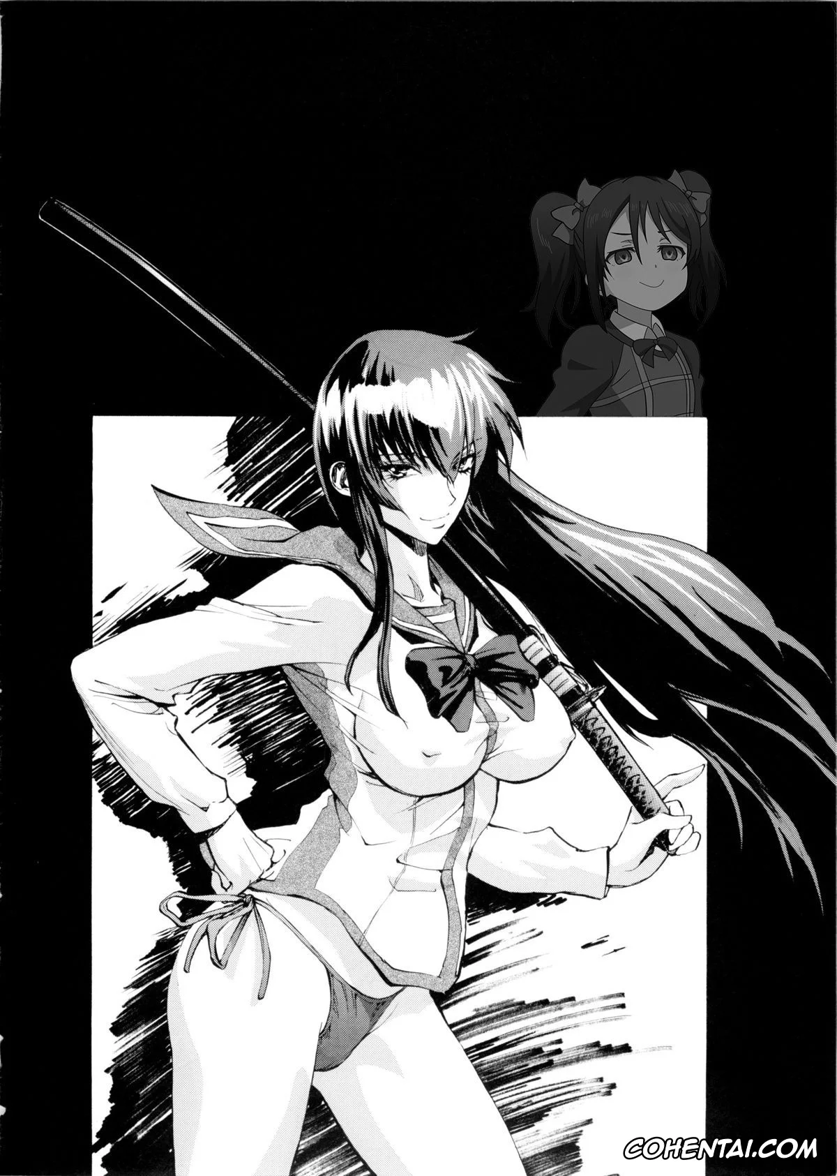 Highschool Of The Dead hentai, Saeko Busujima hentai, Takashi Komuro hentai, Saeko (Highschool of the Dead), pagina 3
