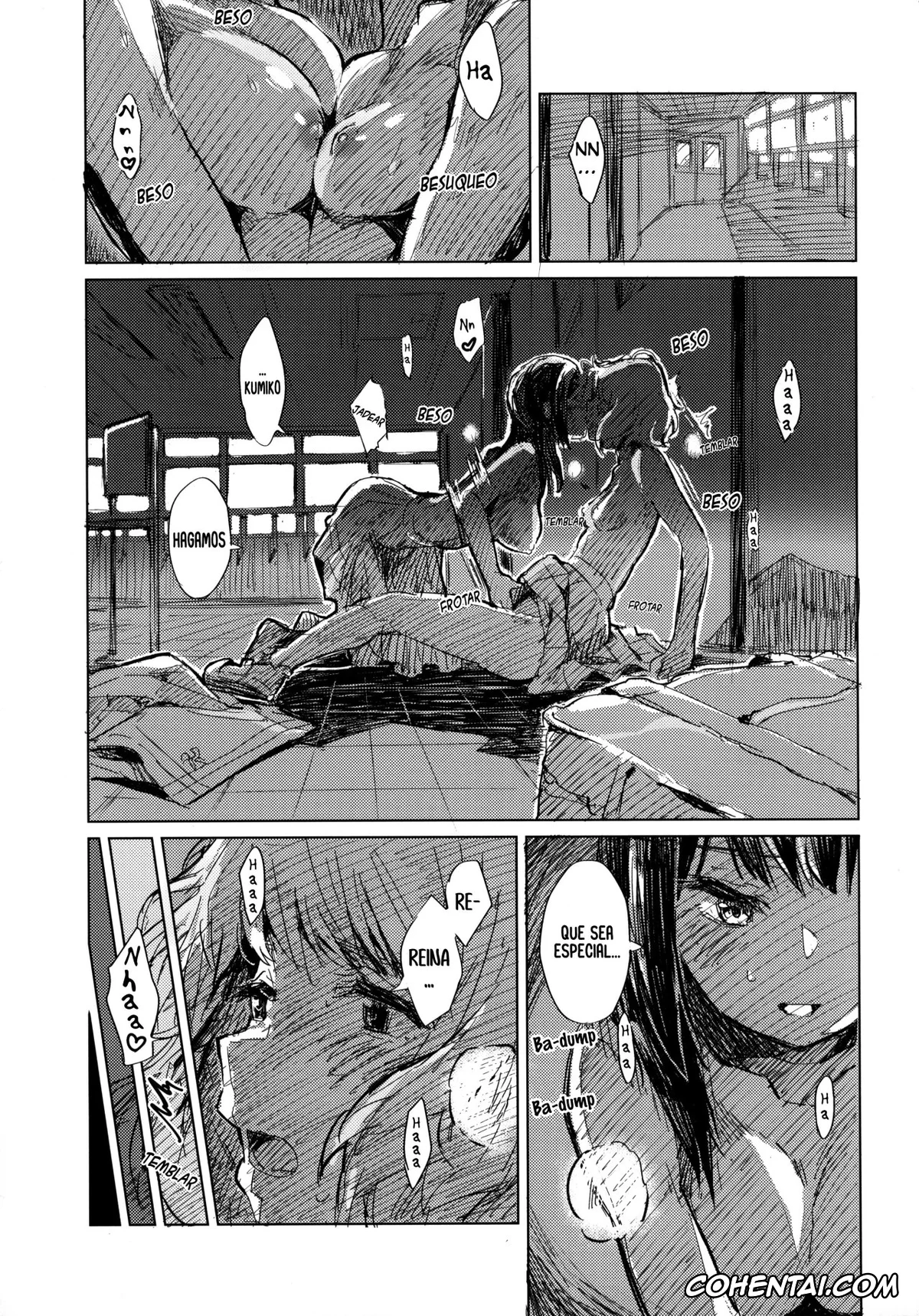 Hibike Euphonium xxx, Hibike! Euphonium xxx, Kumiko Oumae xxx, Reina Kousaka xxx, Oumae Kumiko no Shoushitsu (Hibike! Euphonium), pagina 4