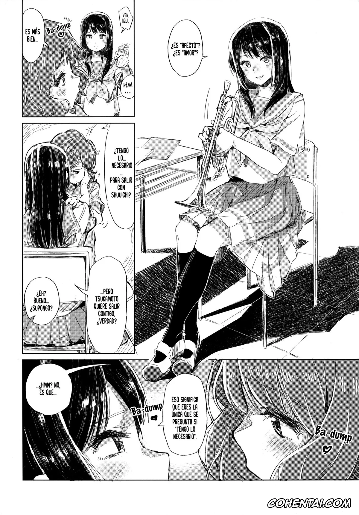 Hibike Euphonium xxx, Hibike! Euphonium xxx, Kumiko Oumae xxx, Reina Kousaka xxx, Oumae Kumiko no Shoushitsu (Hibike! Euphonium), pagina 7