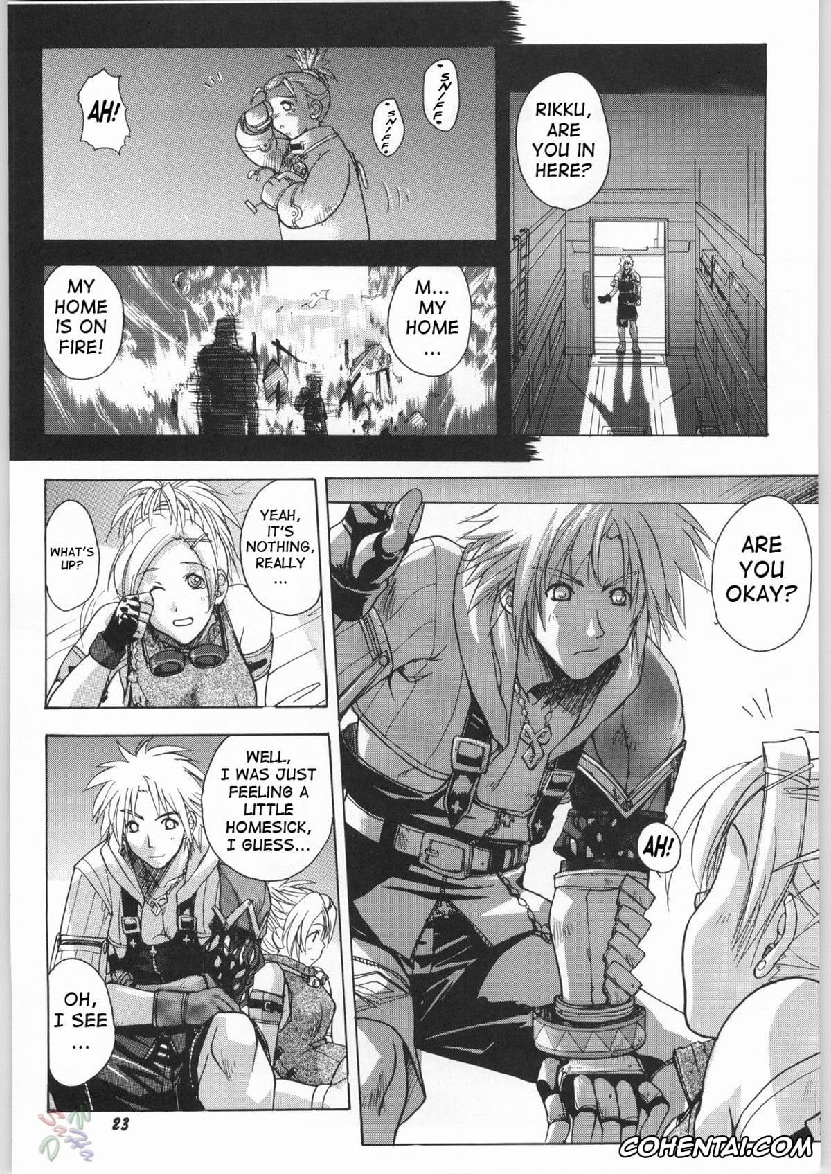 Final Fantasy X xxx, Lulu xxx, Rikku xxx, Yuna xxx, Human High-light Film γ (Final Fantasy X), pagina 22