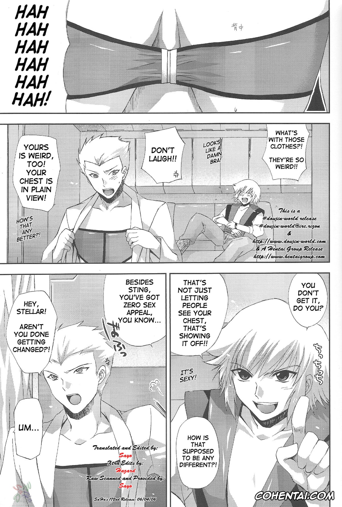 Gundam Seed Destiny xxx, Auel Neider xxx, Stella Loussier xxx, Sting Oakley xxx, FUWA+FUWA (Gundam SEED DESTINY), pagina 4