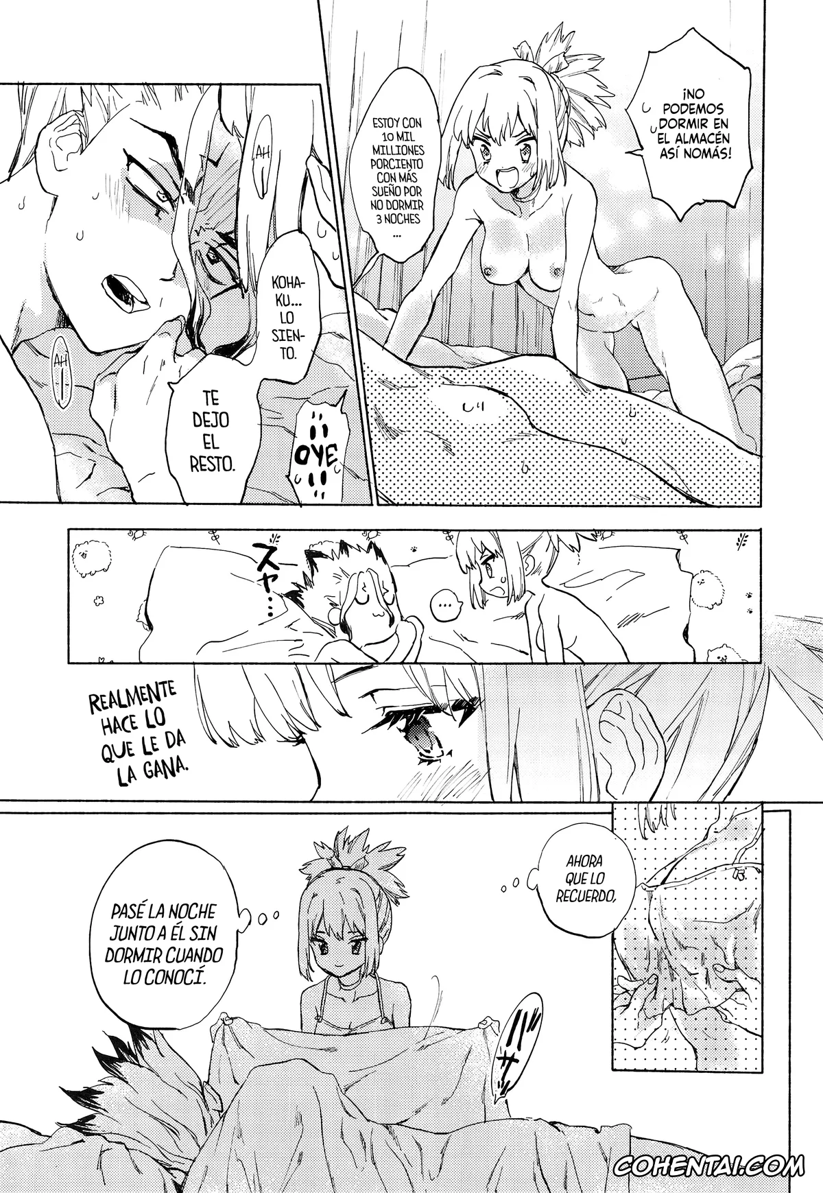 Dr. STONE xxx, Kohaku xxx, Senku Ishigami xxx, HEAVENLY LOVER (Dr. STONE), pagina 28