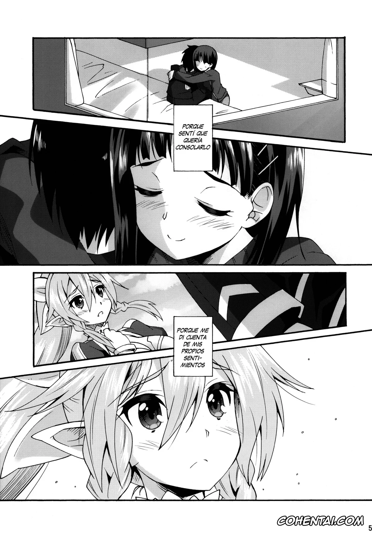 Sword Art Online porno, Kazuto Kirigaya | Kirito porno, Suguha Kirigaya porno, Makuu Suguha Tsuushin (Sword Art Online), pagina 5