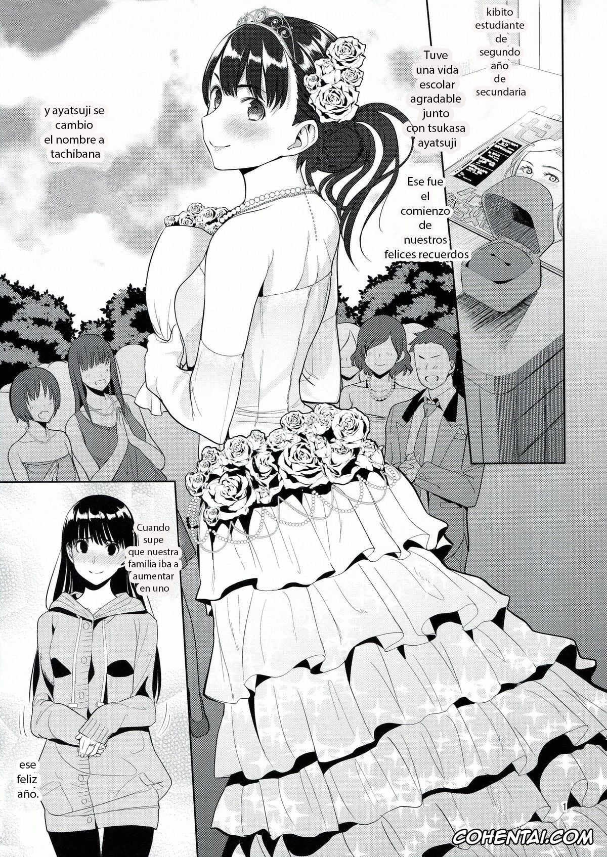 Amagami xxx, Junichi Tachibana xxx, Rihoko Sakurai xxx, Tsukasa Ayatsuji xxx, Koufuku no Conception (Amagami), pagina 1